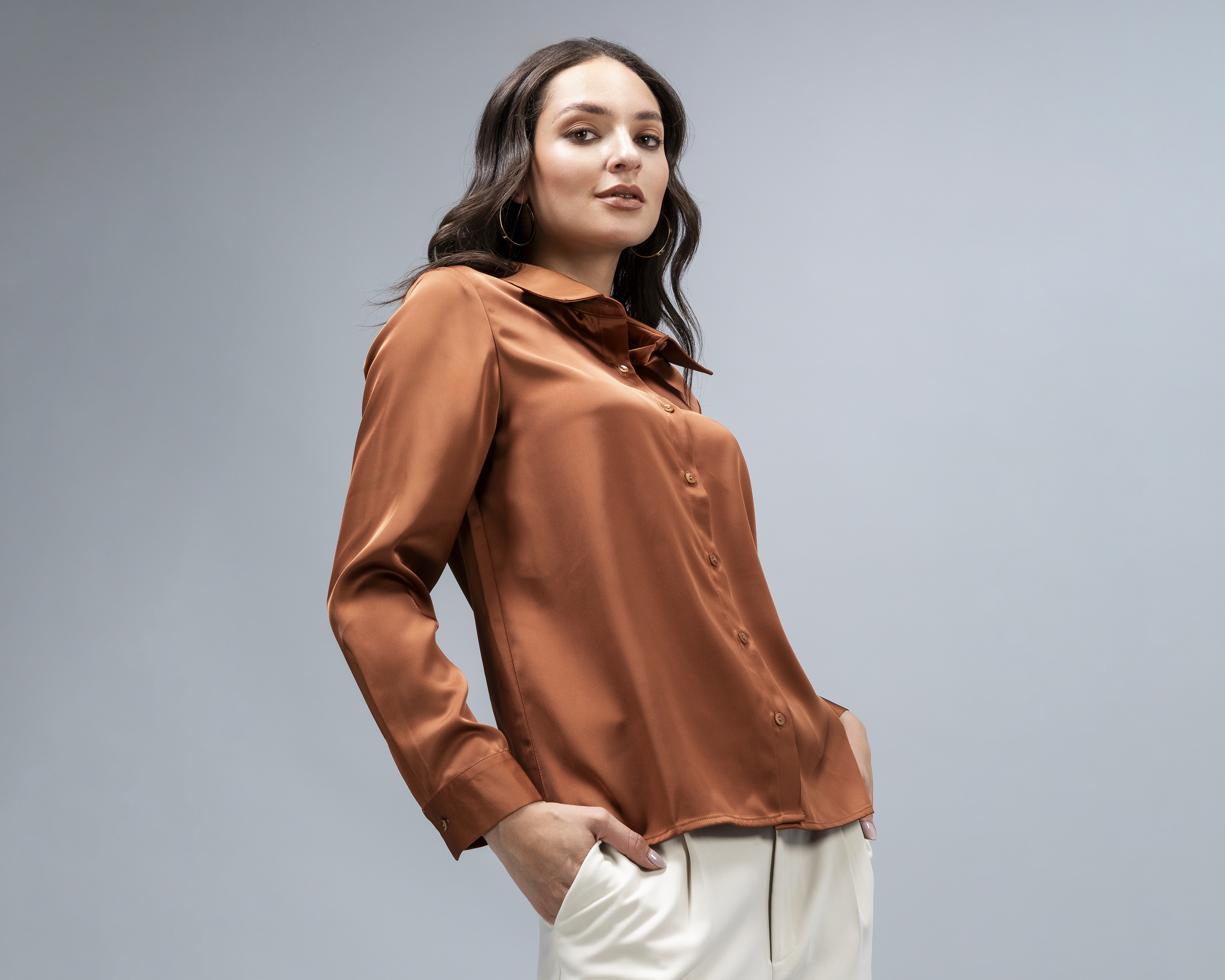 Foto 2 | Foto 2 | Camisa Manga Larga Jennifer Lopez para Mujer