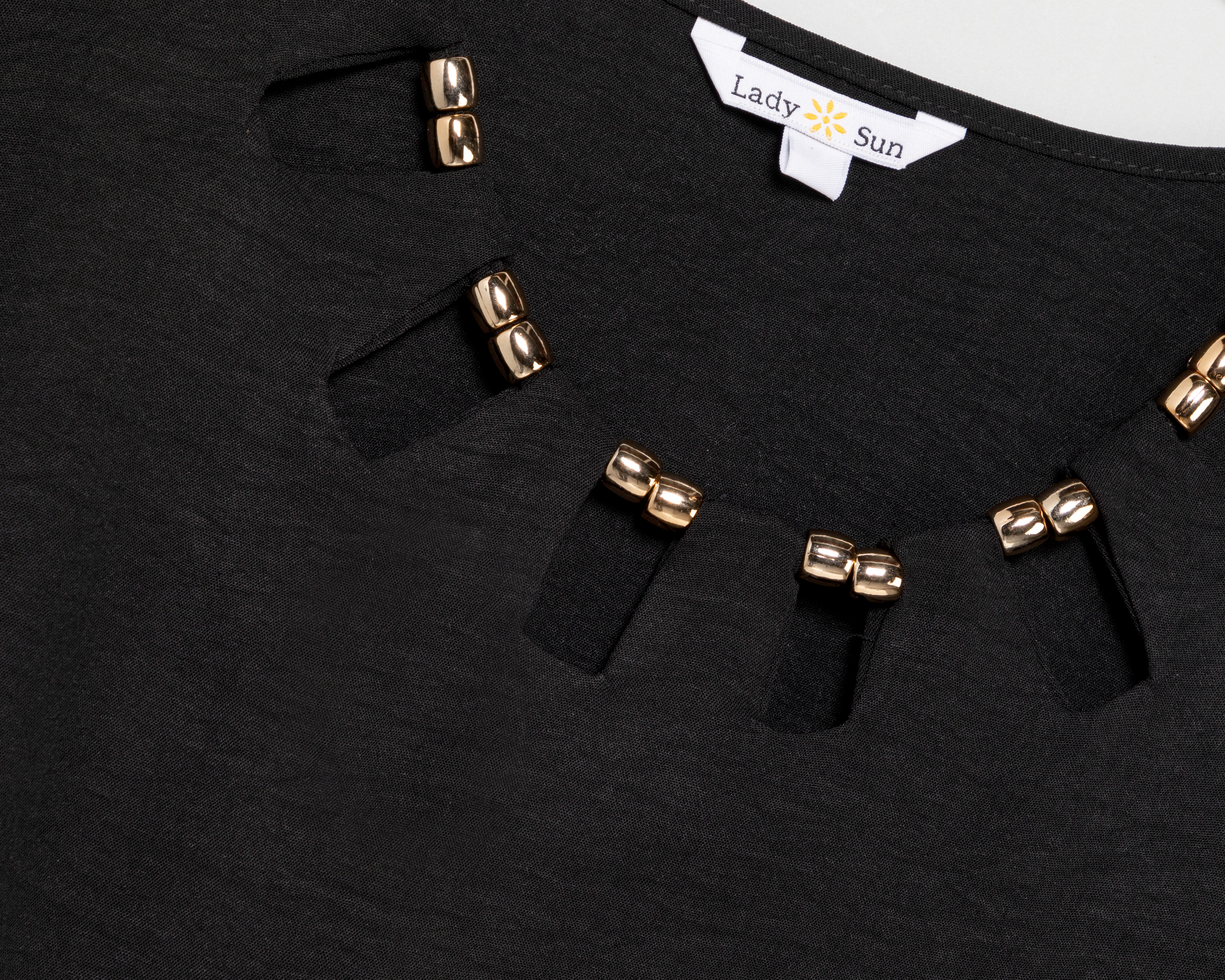 Foto 3 | Foto 3 | Blusa Negra Lady Sun para Mujer