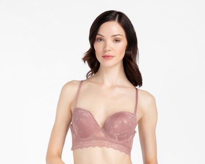 Foto 2 | Foto 2 | Brasier con Encaje Carnival Media Copa 2 Piezas