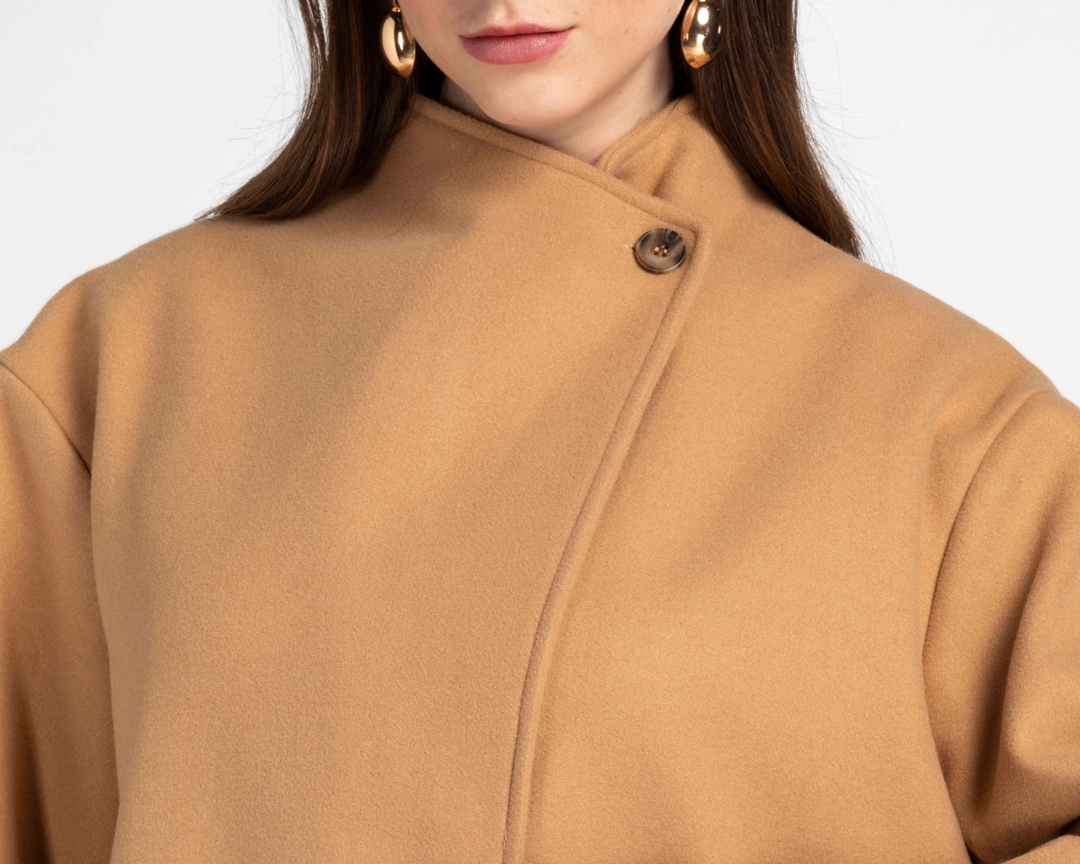 Foto 5 pulgar | Foto 4 | Abrigo Caqui Sahara para Mujer