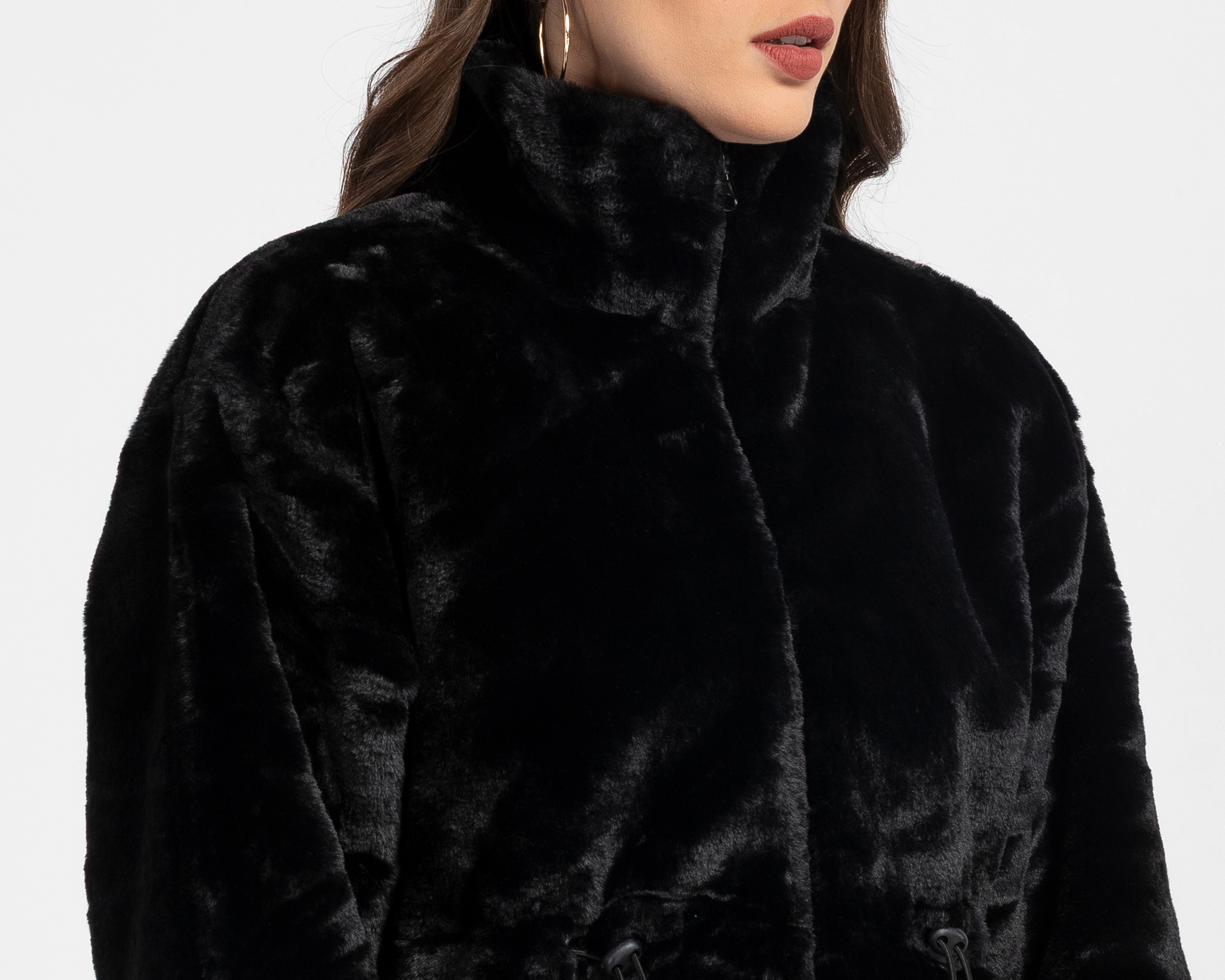 Foto 4 | Foto 4 | Abrigo Cuello Alto Sahara para Mujer