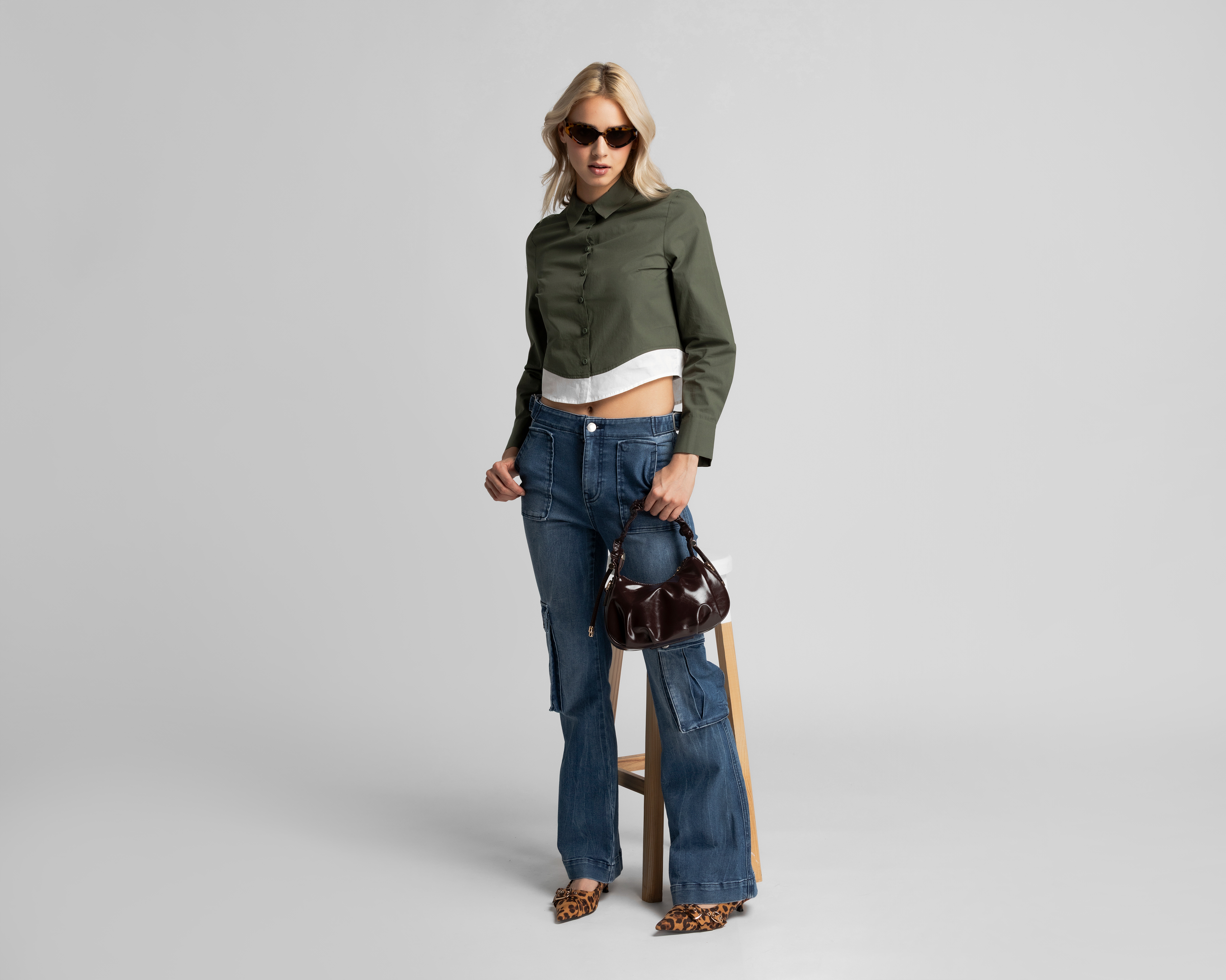 Foto 3 pulgar | Foto 2 | Blusa Manga Larga Refill para Mujer