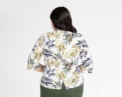 Foto 3 | Foto 3 | Blusa Lady Sun Manga 3/4 con Collar