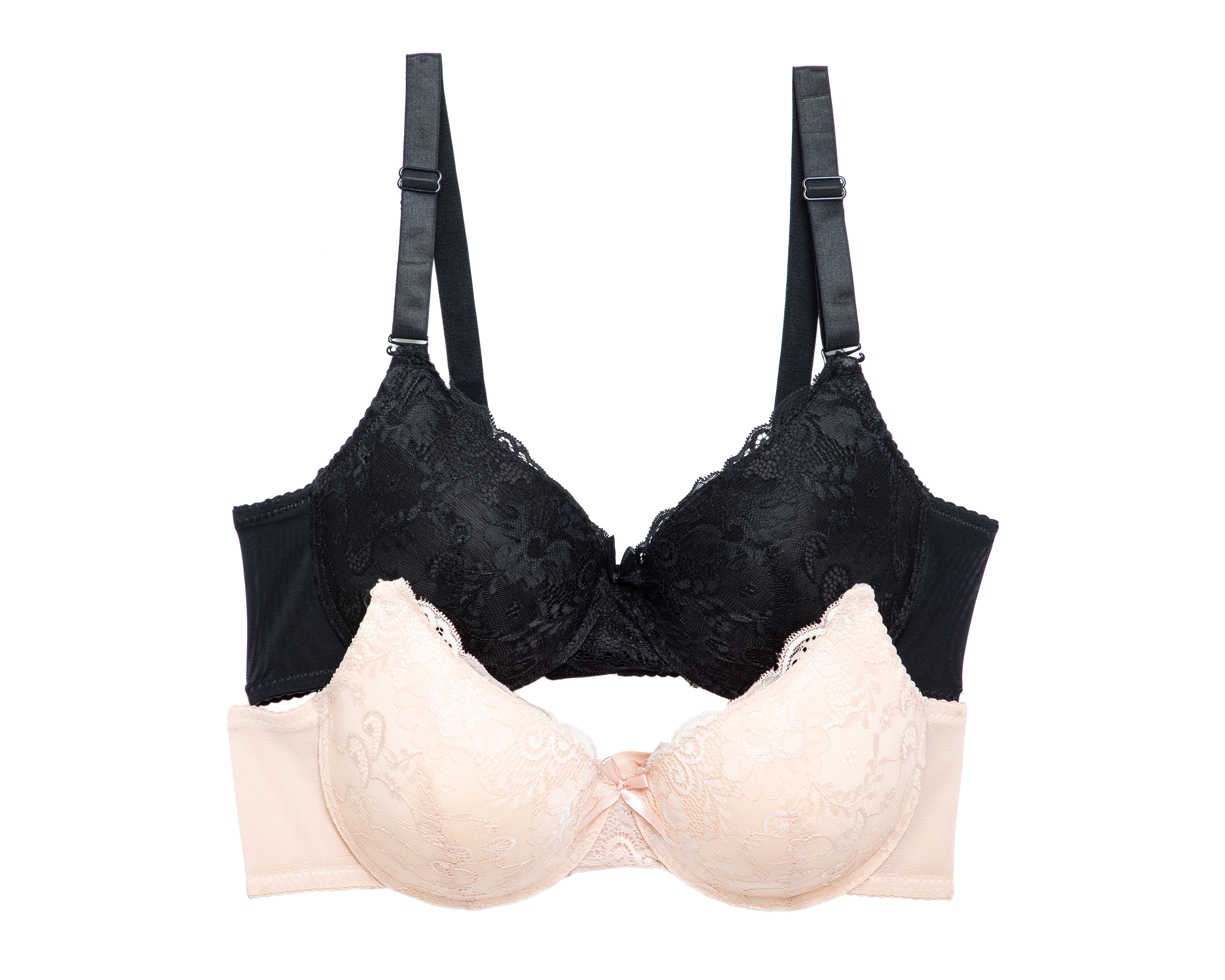 Brasier con Encaje Beauty Secret Copa Completa 2 Pack
