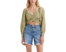 Blusa Levi's Manga Larga Cuadrada