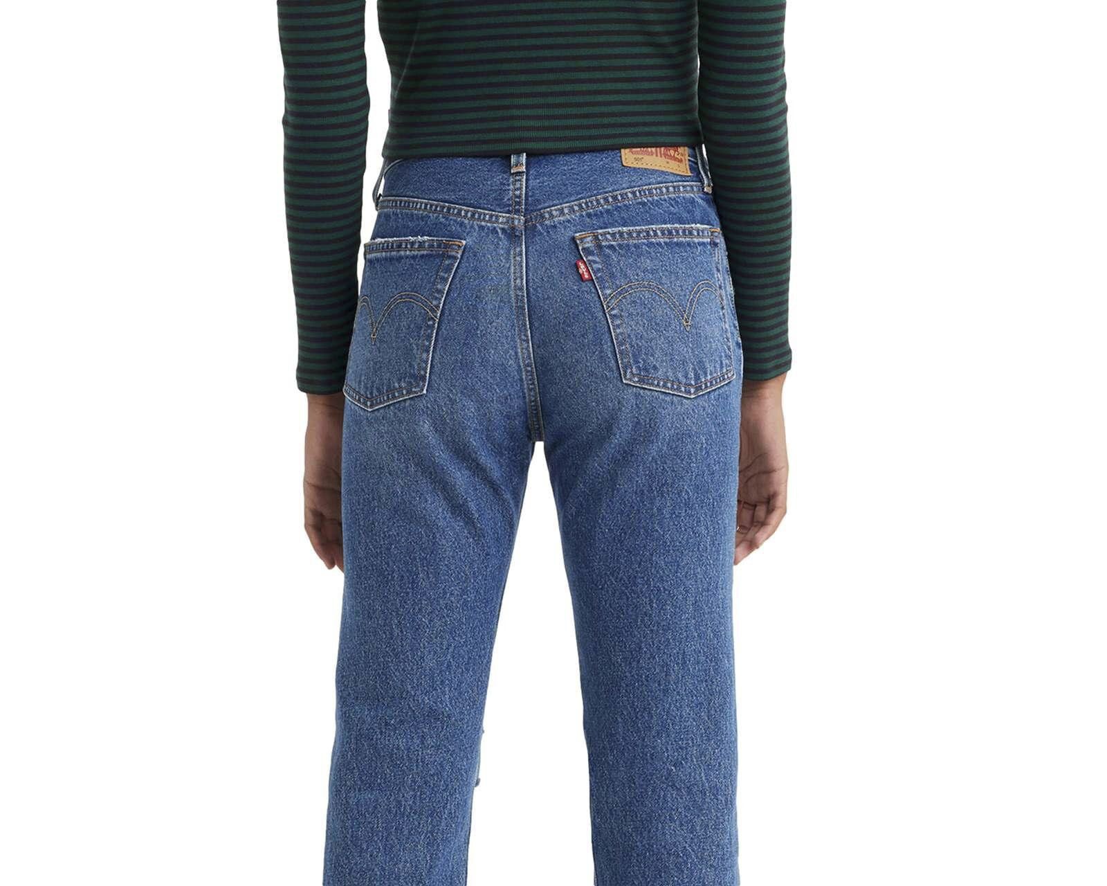 Foto 4 | Foto 4 | Jeans Straight Levi's 501 para Mujer