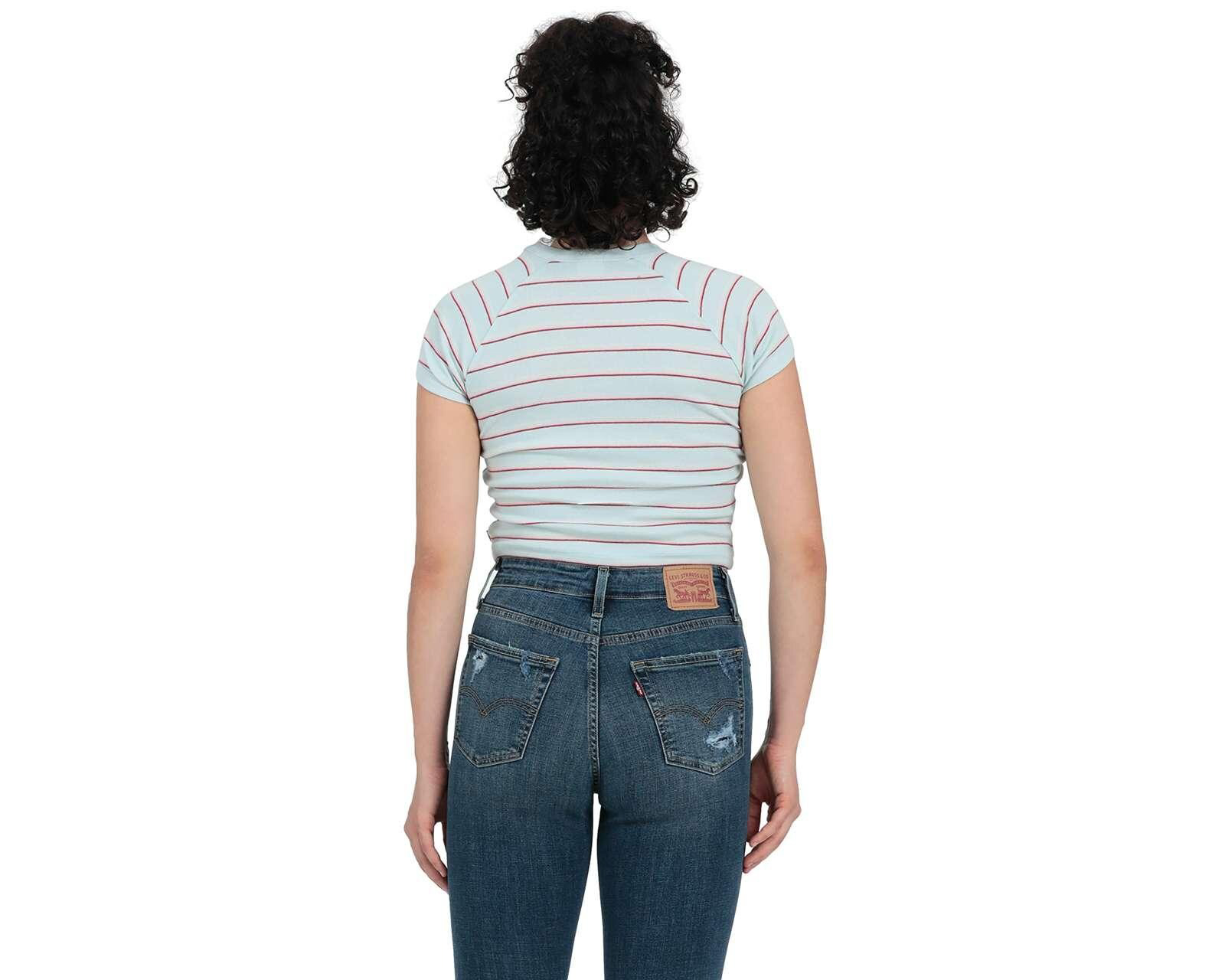 Foto 4 pulgar | Foto 3 | Playera Levi's Manga Corta a Rayas