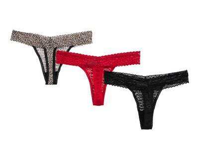 Foto 2 | Foto 2 | Tanga con Encaje Jennifer Lopez para Mujer 3 Piezas