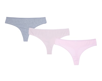 Foto 1 | Foto 1 | Tanga de Algodón Lovest para Mujer 3 Piezas