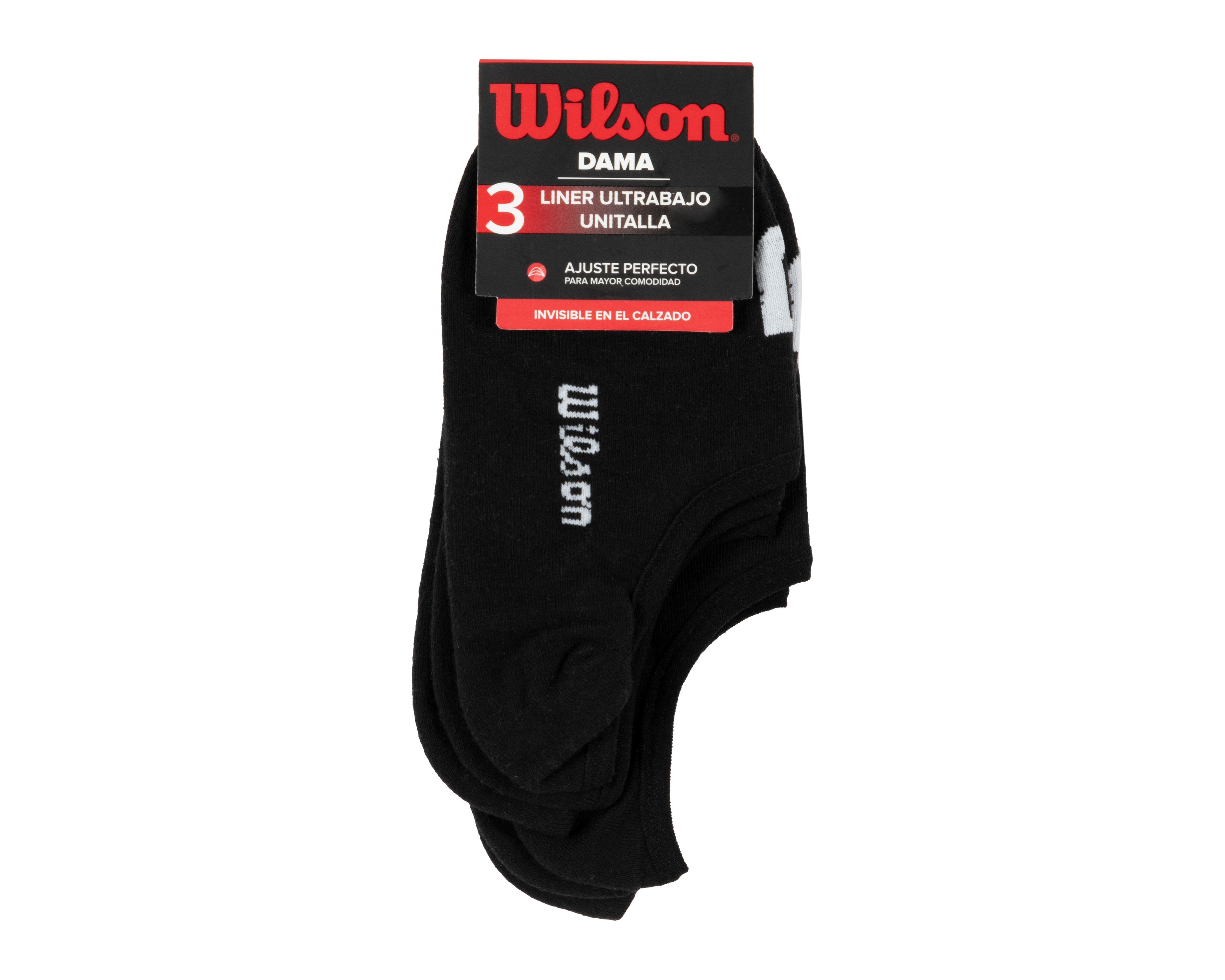 Foto 3 | Foto 3 | Calcetas Invisibles Wilson para Mujer 3 Pares