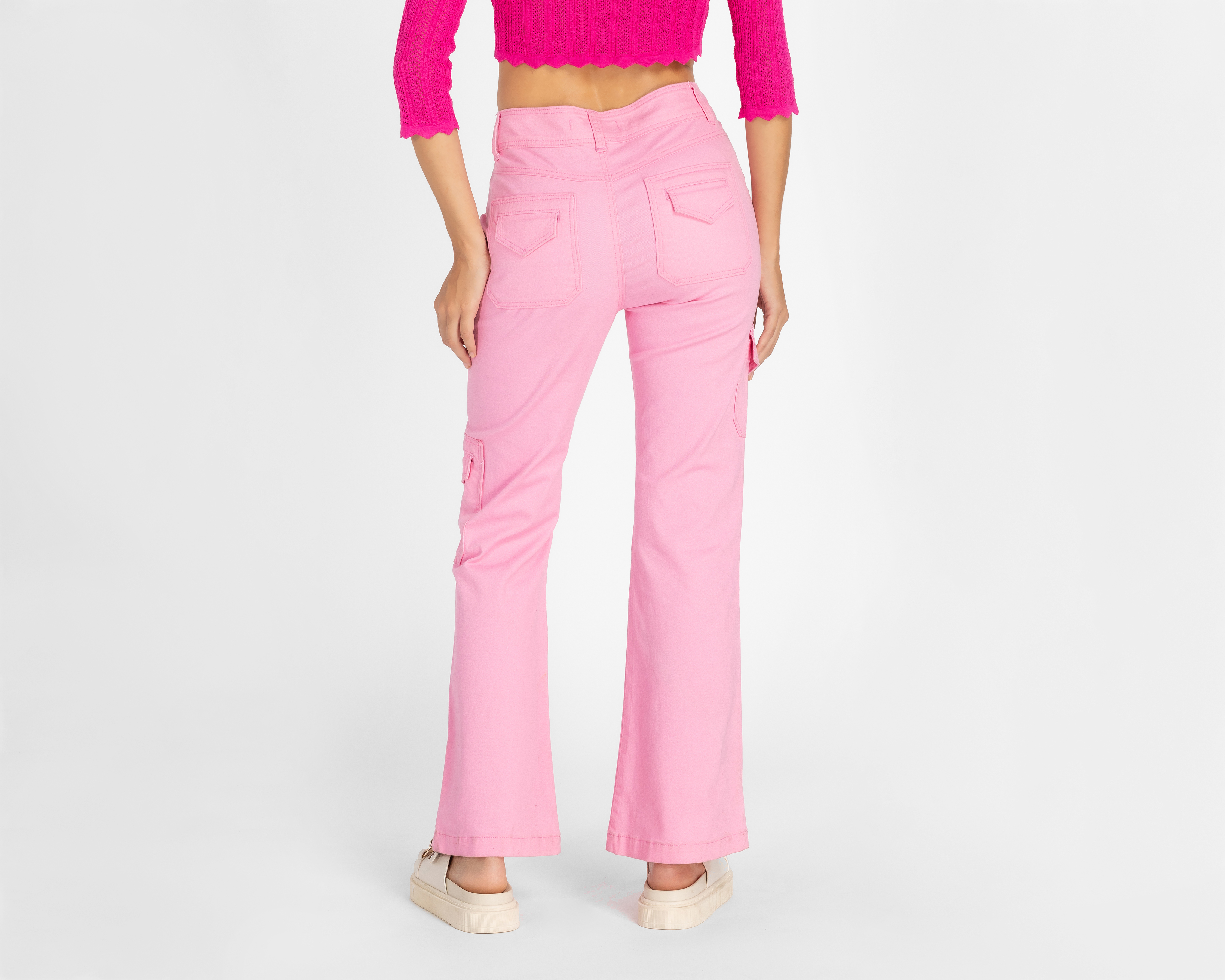 Foto 3 | Foto 3 | Jeans 18 Forever Flare Rosa