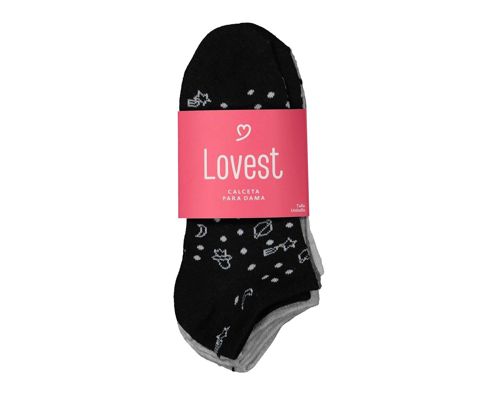 Foto 4 pulgar | Foto 3 | Calcetas Tines Lovest para Mujer 10 Pares
