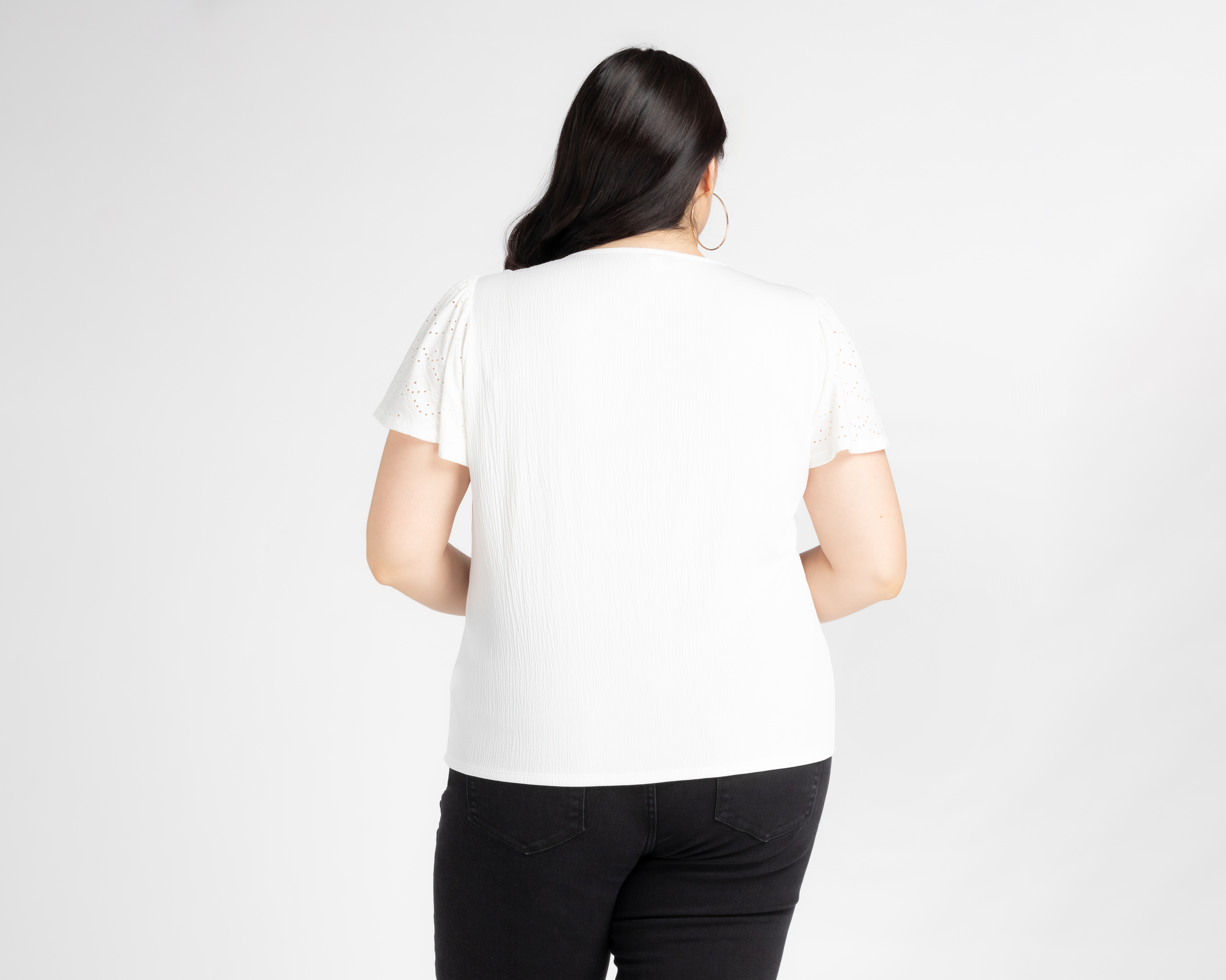 Foto 4 pulgar | Foto 3 | Blusa Lady Sun Manga 3/4 con Collar