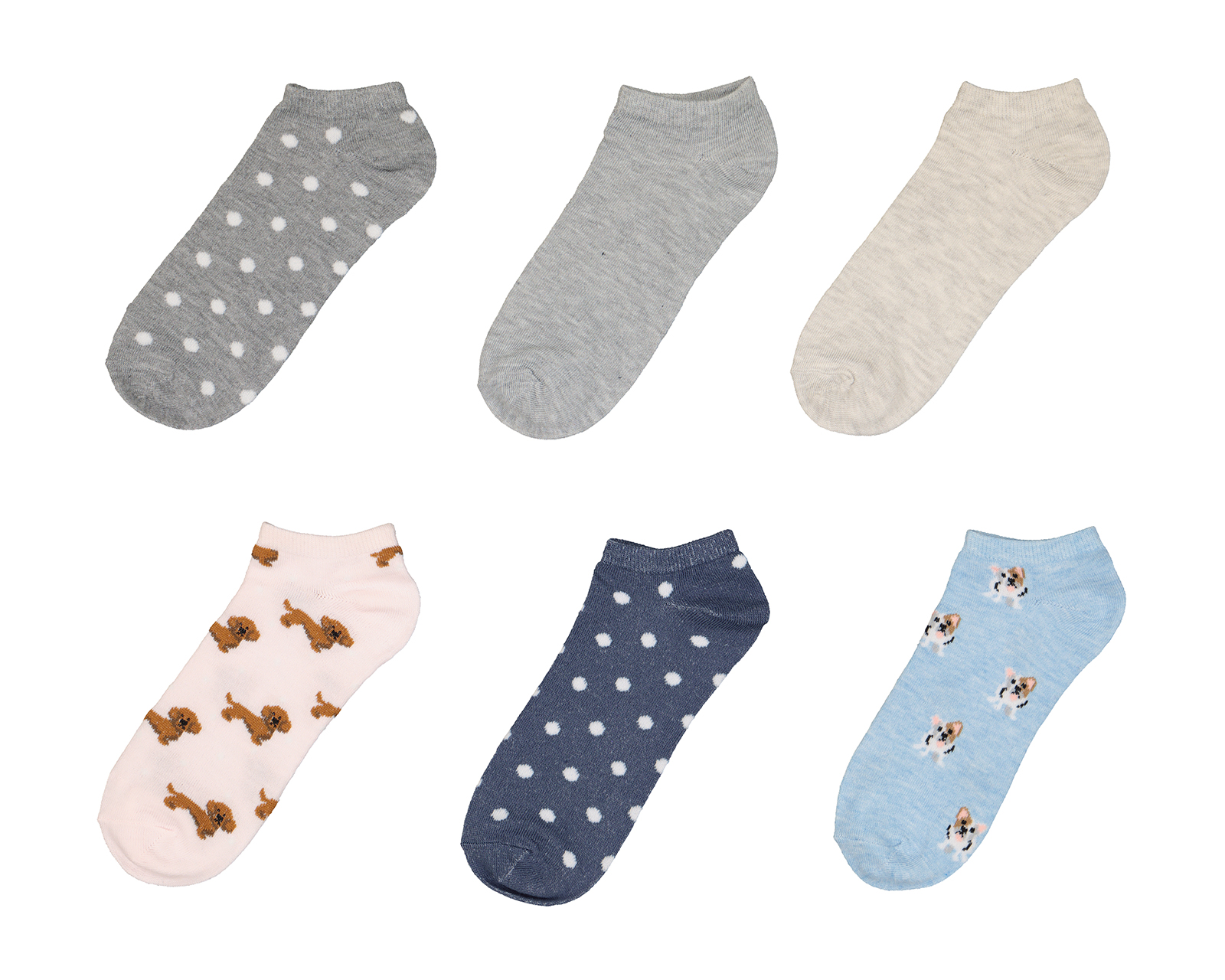 Calcetas Tines Lovest para Mujer 6 Pares