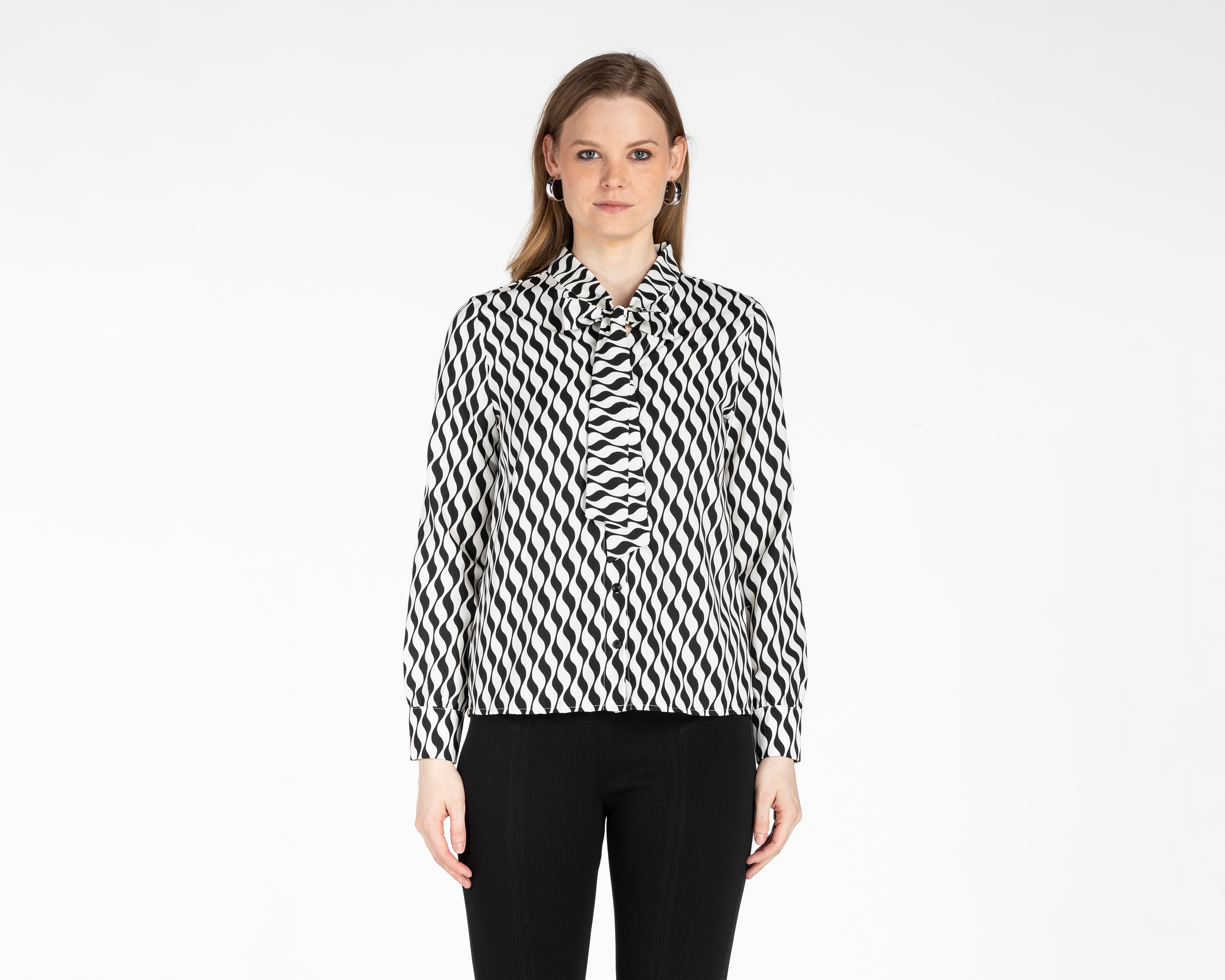 Blusa Sahara Manga Larga para Mujer