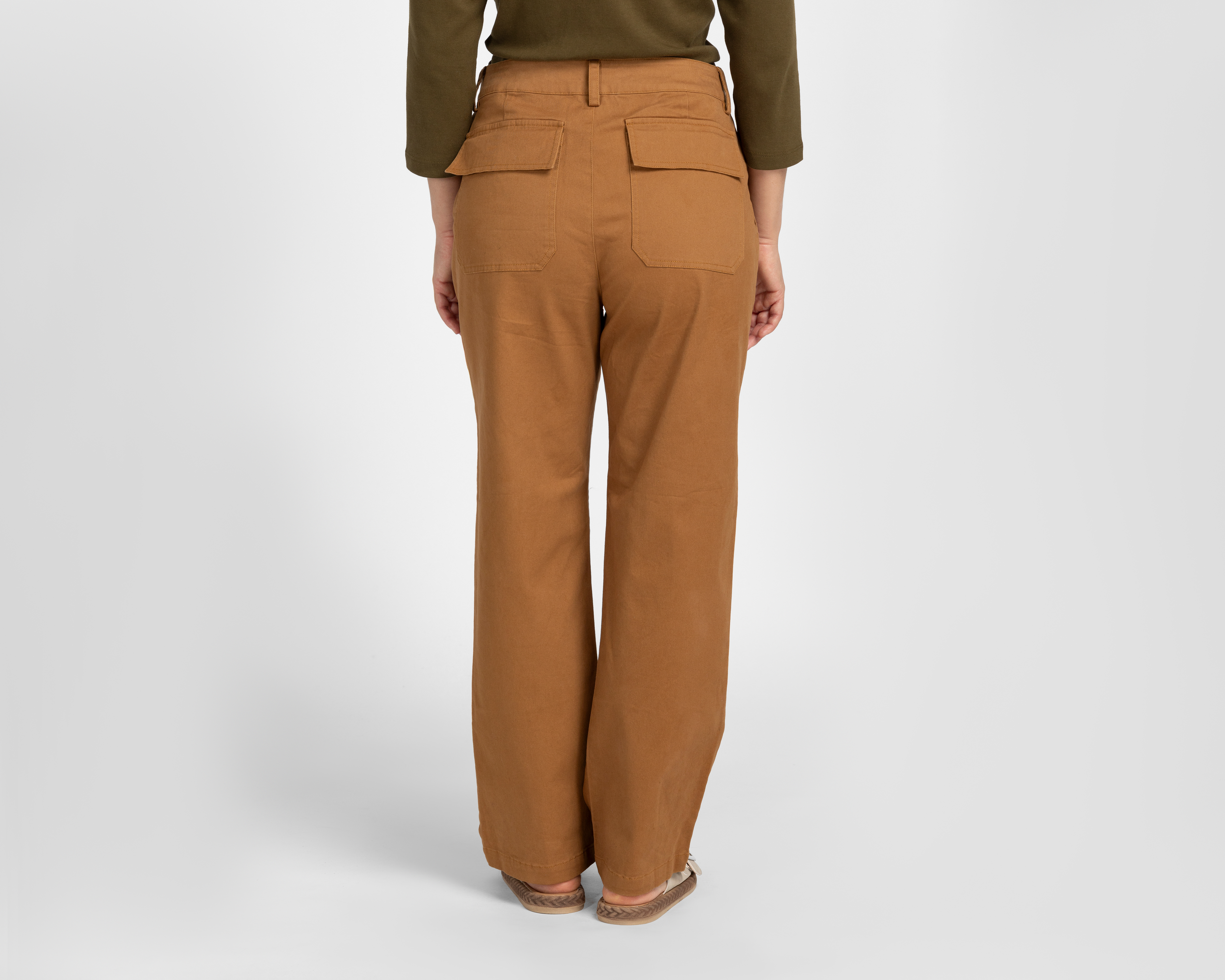 Foto 4 pulgar | Foto 3 | Pantalón Recto Lady Sun Camel para Mujer