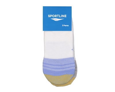 Foto 3 | Foto 3 | Calcetas Invisibles Sportline para Mujer 3 Pares