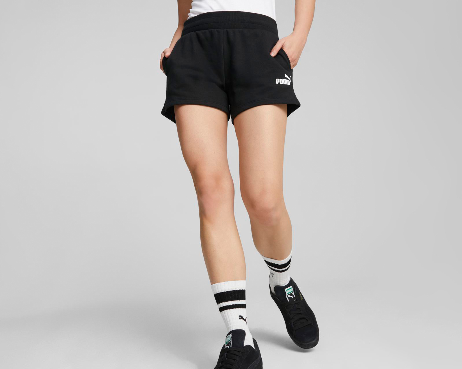 Foto 4 pulgar | Foto 3 | Short de Entrenamiento Puma ESS 4" Sweat para Mujer