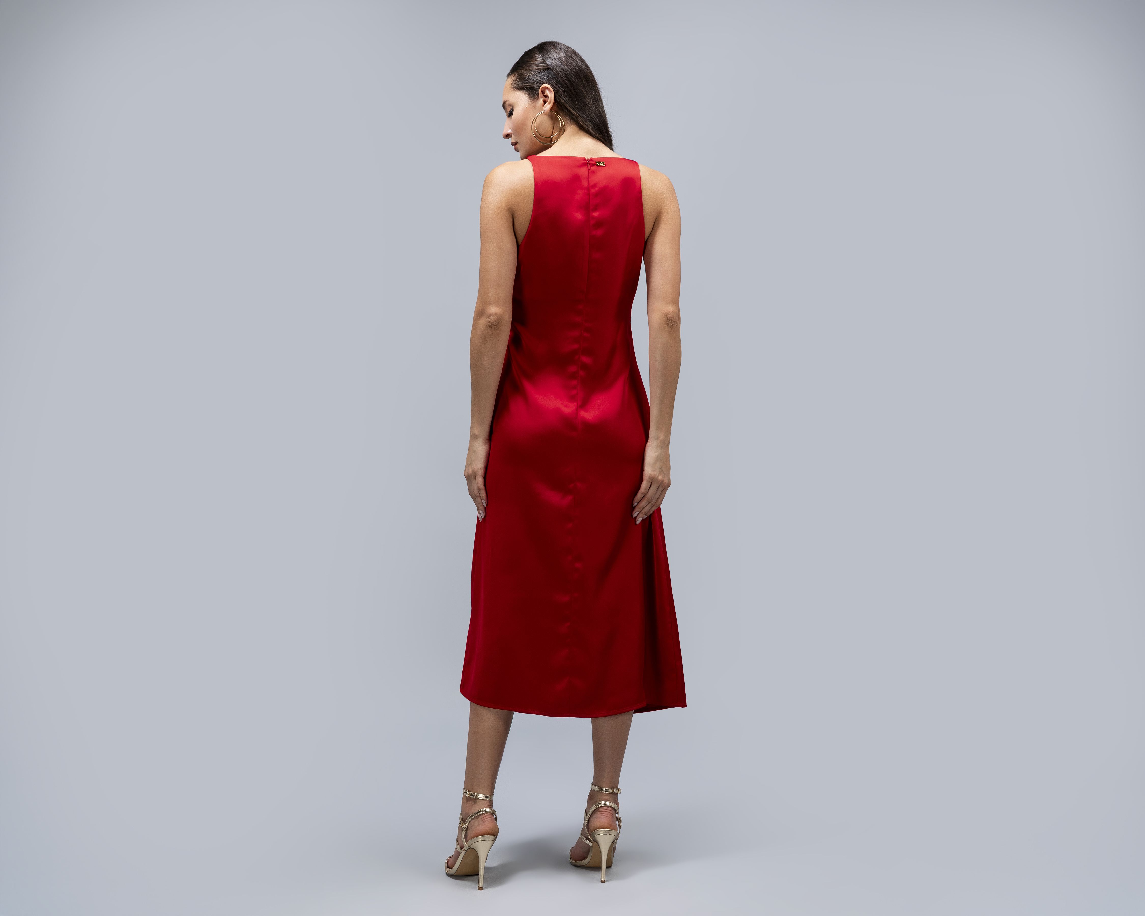 Foto 3 | Foto 3 | Vestido de Noche Jennifer Lopez Rojo Largo para Mujer