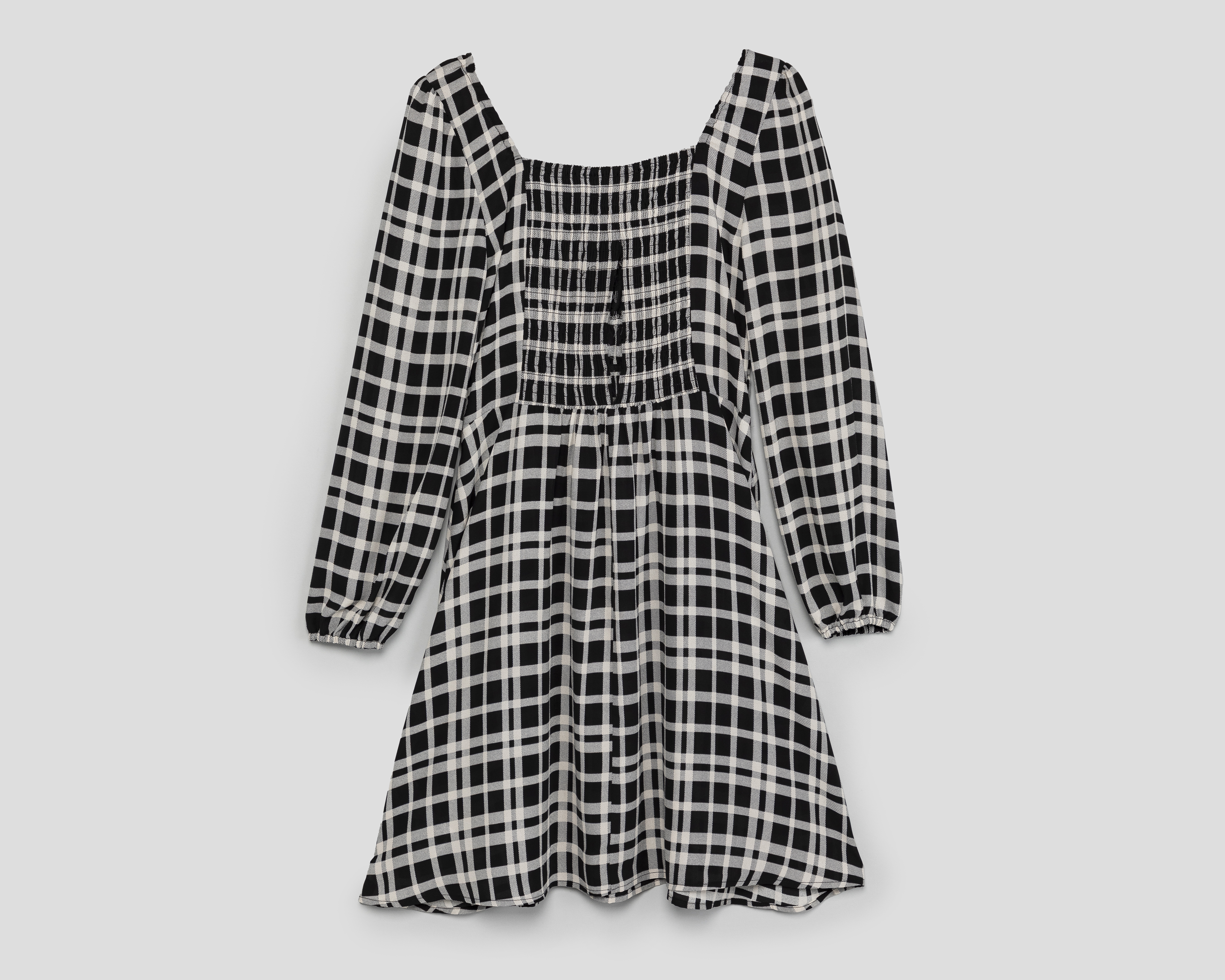 Foto 3 pulgar | Foto 2 | Vestido Casual 18 Forever Manga Larga Negro para Mujer