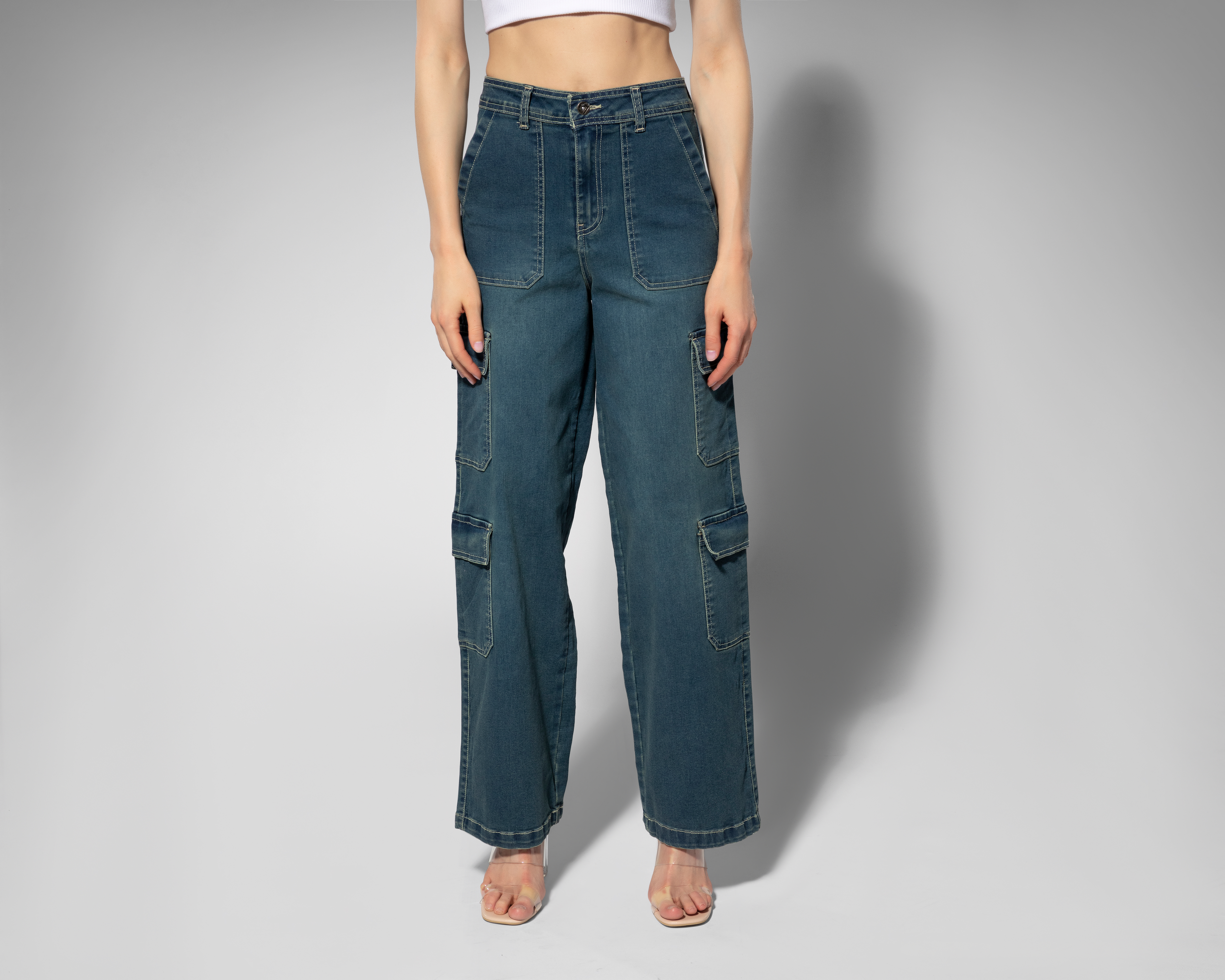 Foto 3 pulgar | Foto 2 | Jeans Flare Thinner para Mujer