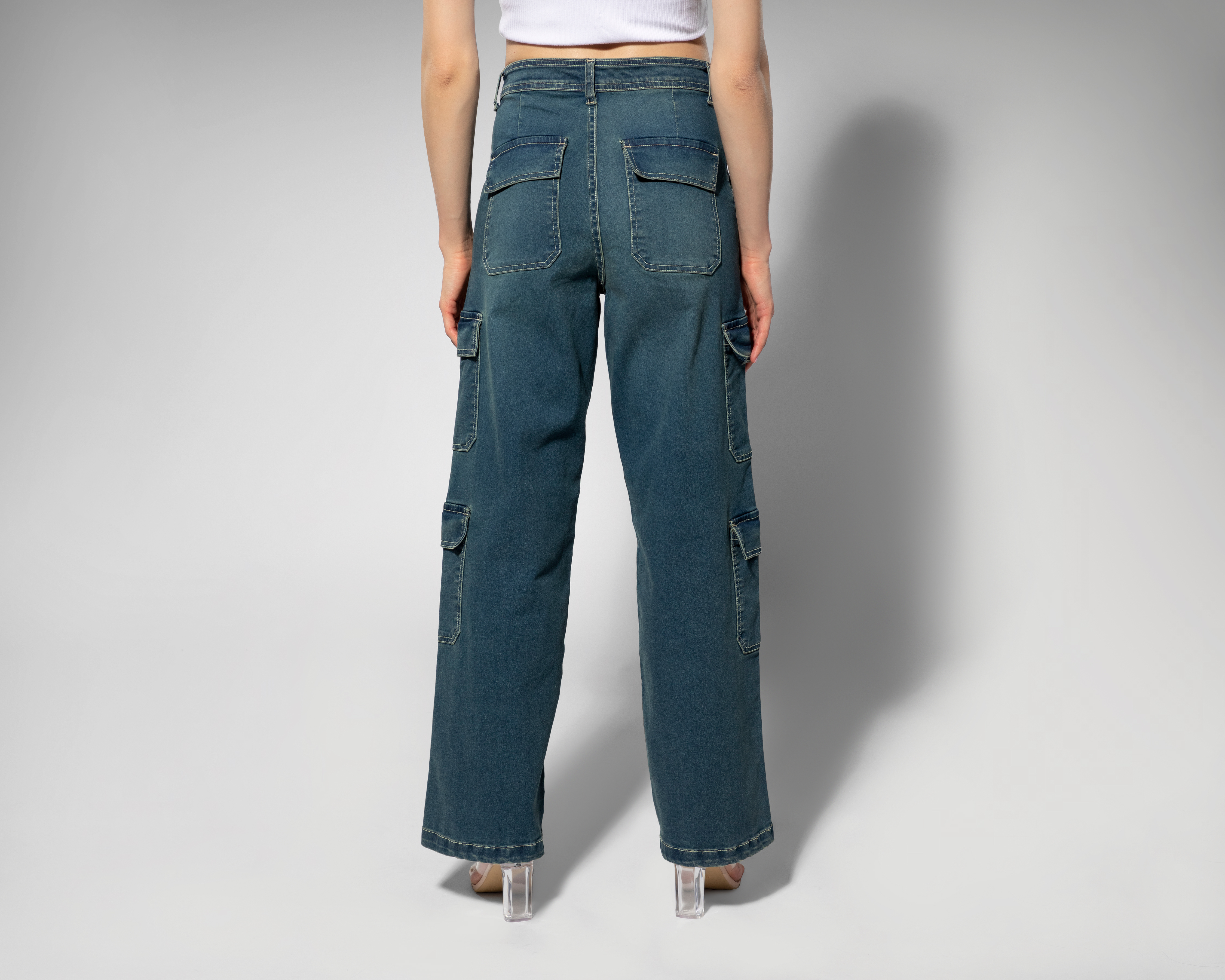 Foto 4 pulgar | Foto 3 | Jeans Flare Thinner para Mujer