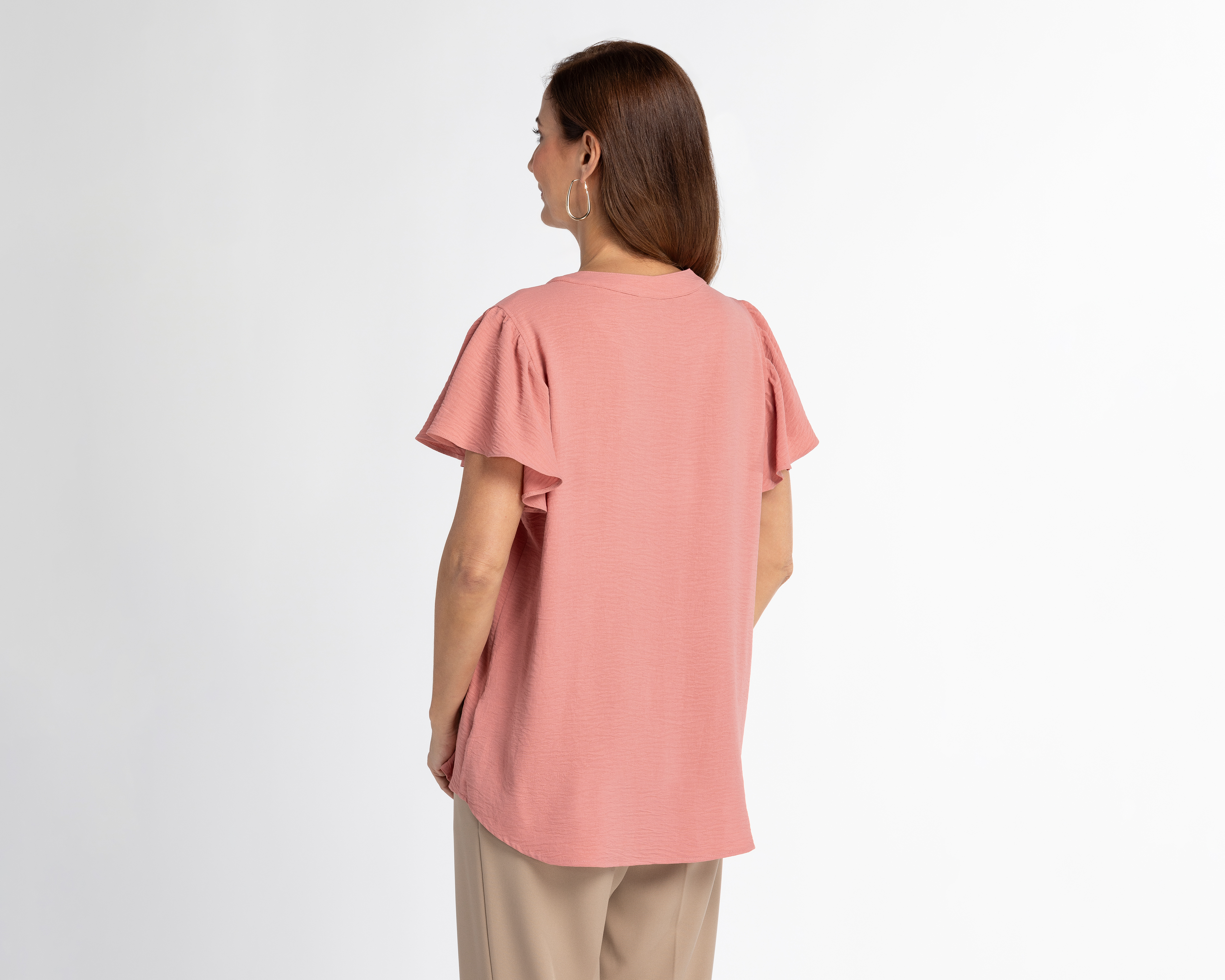 Foto 4 pulgar | Foto 3 | Blusa Sahara Manga Corta Rosa