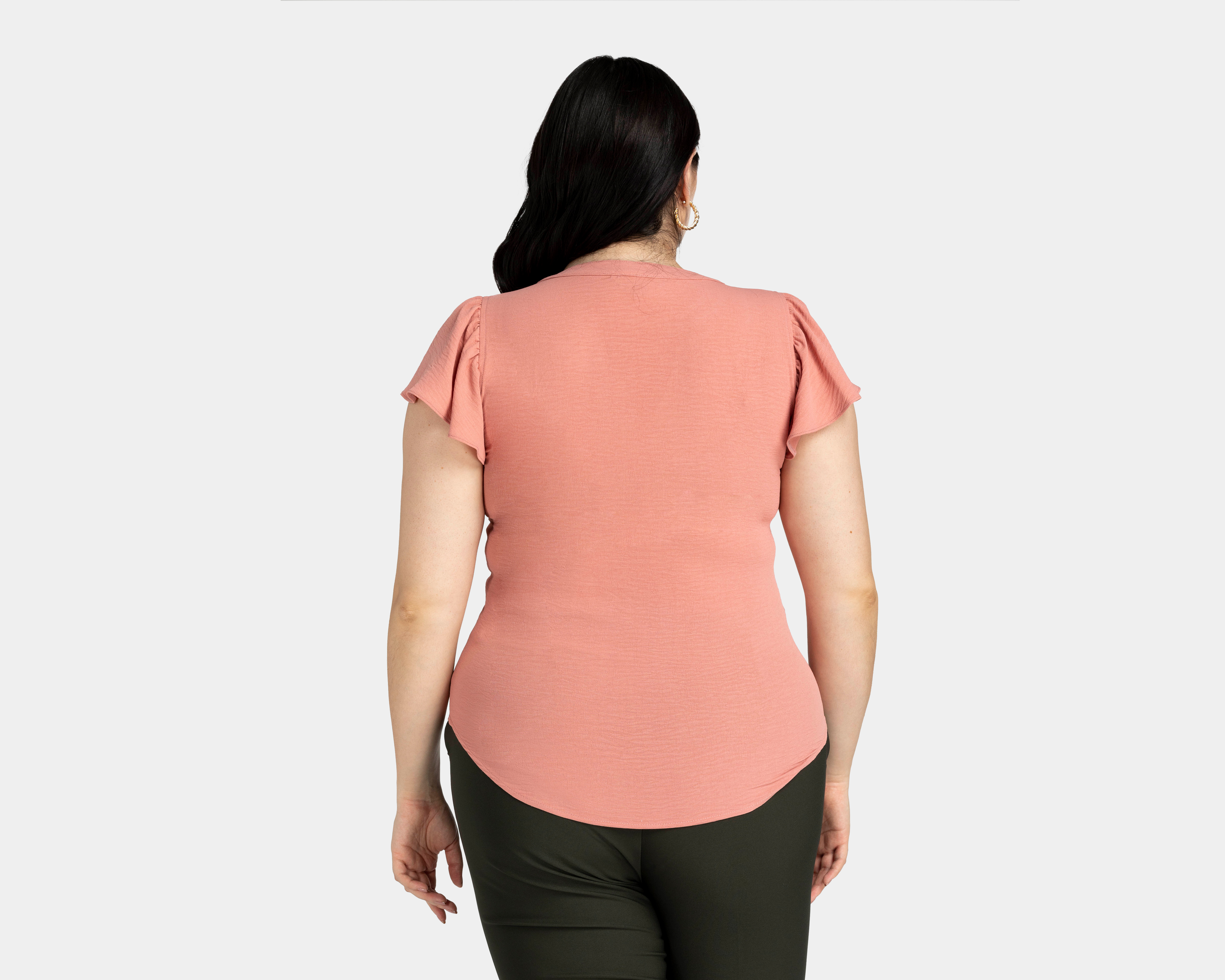 Foto 7 pulgar | Foto 6 | Blusa Sahara Manga Corta Rosa