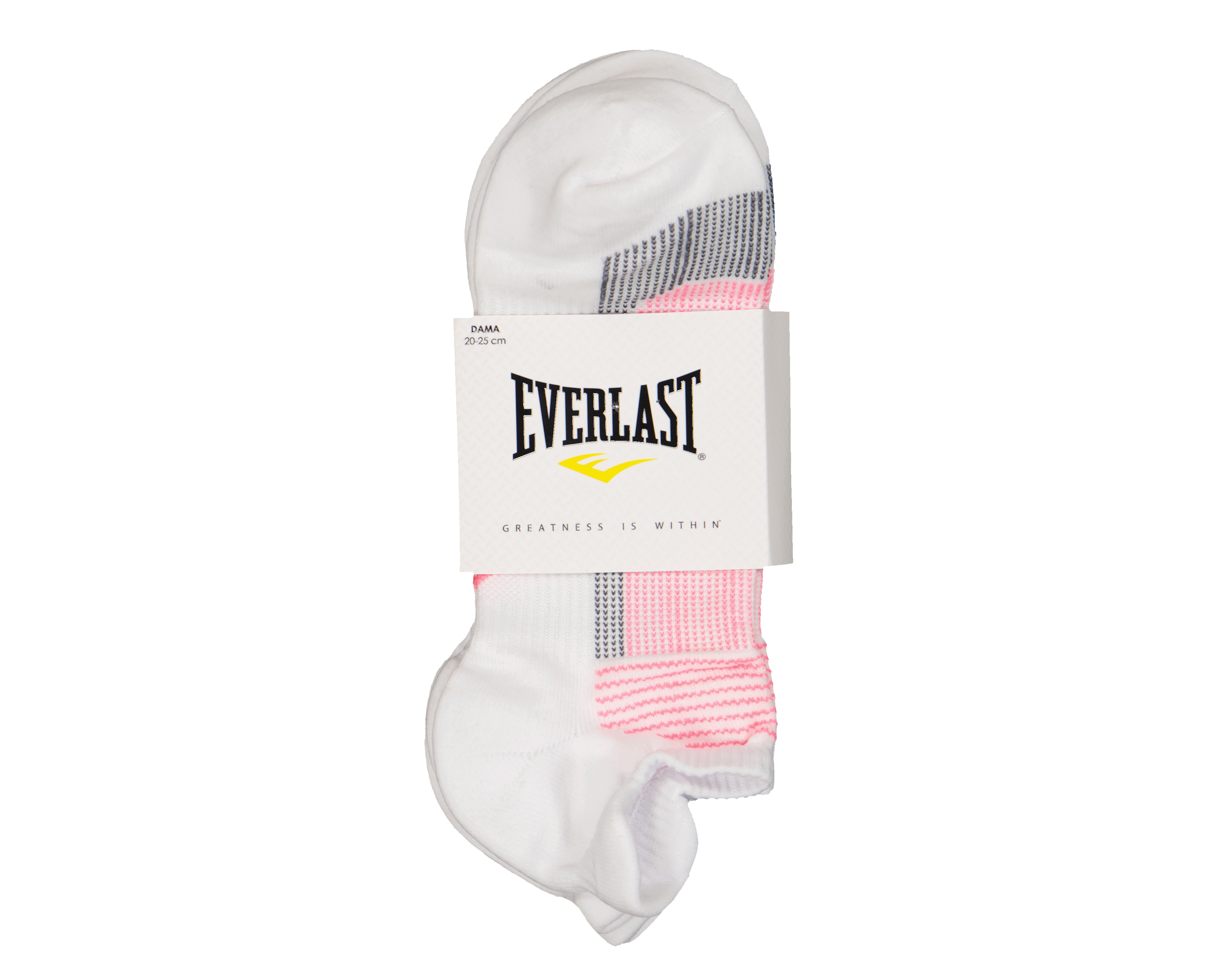 Foto 4 pulgar | Foto 3 | Calcetas Deportivas Everlast para Mujer 3 Pares