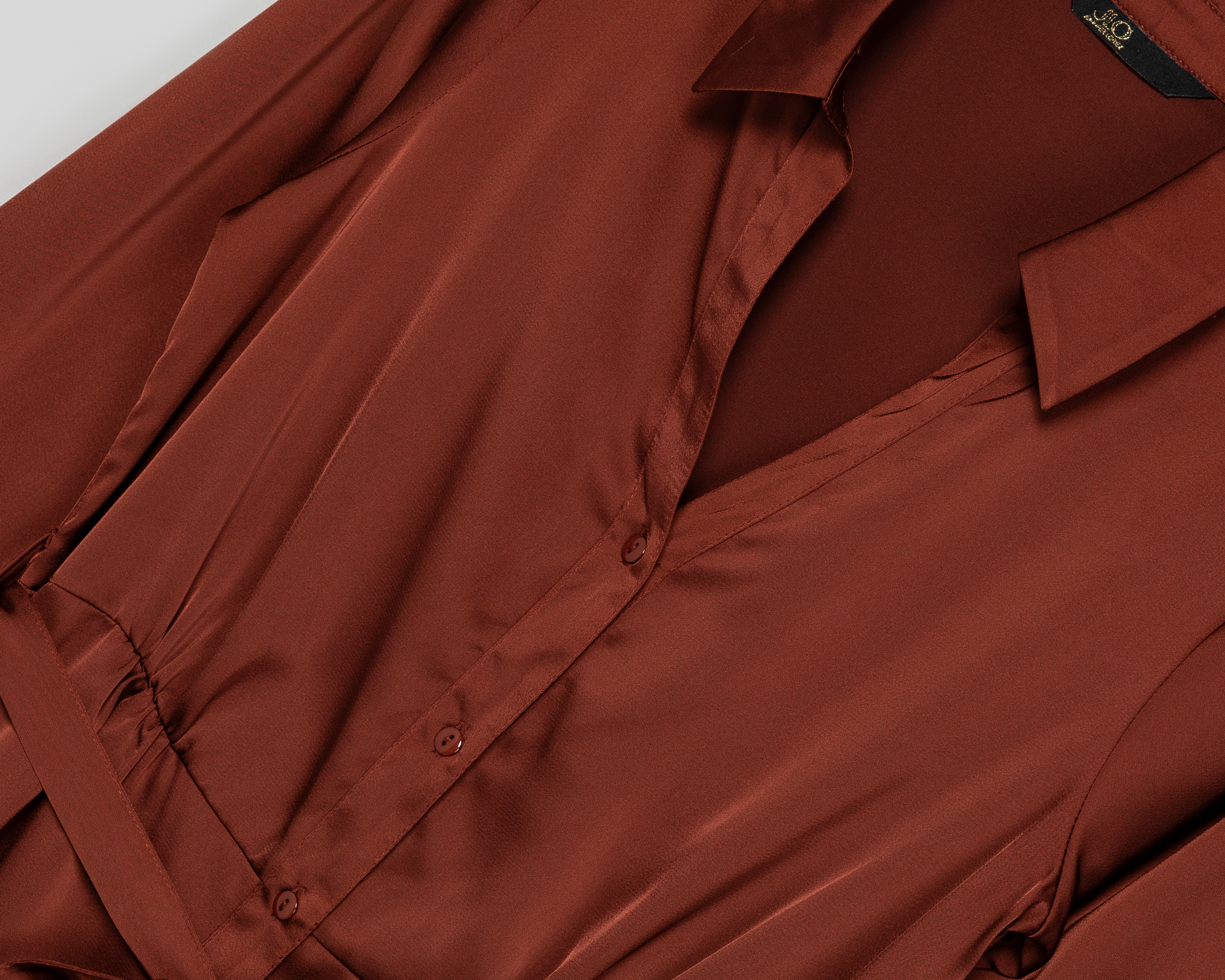 Foto 4 pulgar | Foto 3 | Vestido Casual Jennifer Lopez con Cinturón Café para Mujer