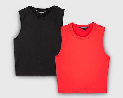 Foto 1 | Foto 1 | Crop Top Thinner sin Mangas para Mujer 2 Piezas