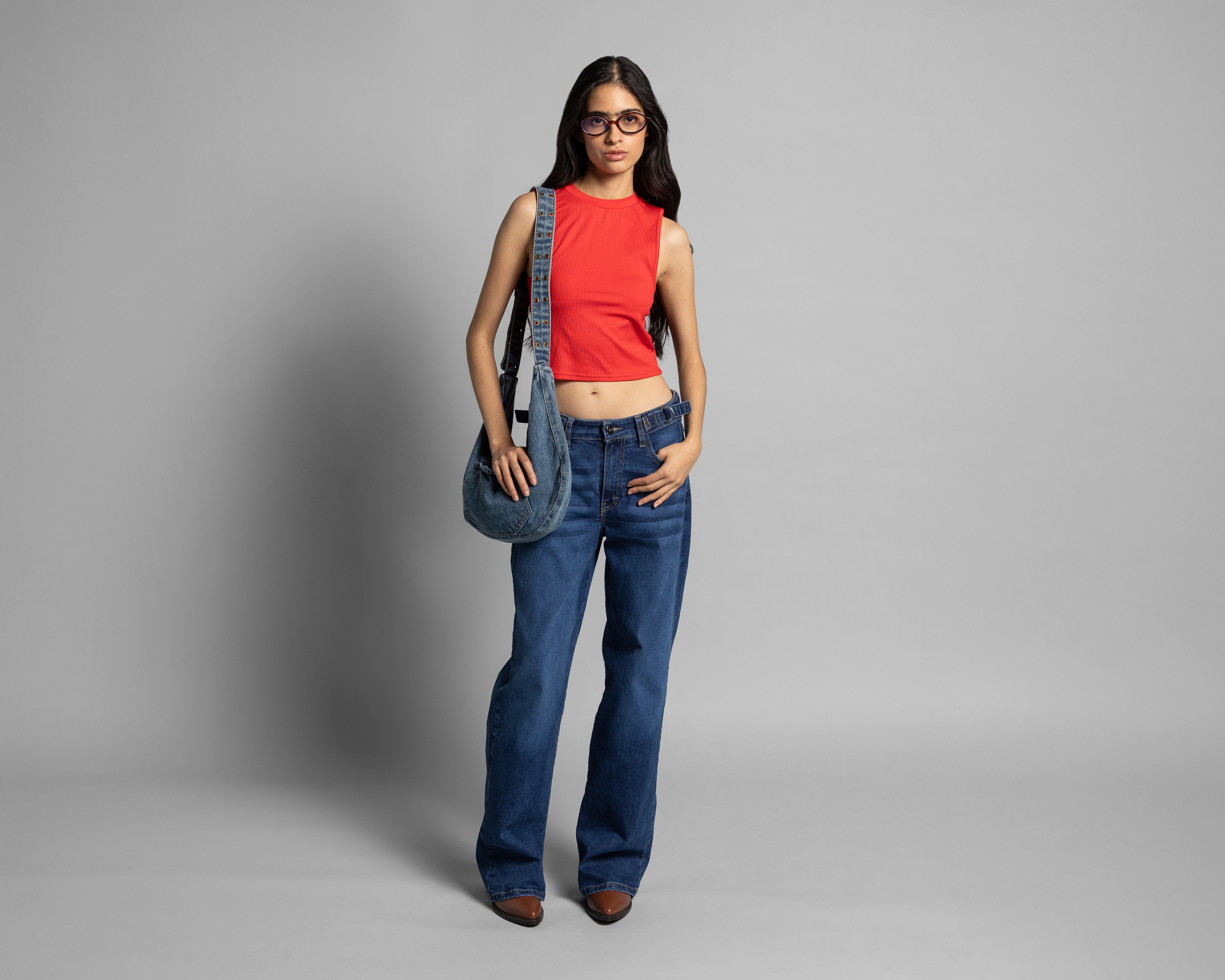 Foto 4 pulgar | Foto 3 | Crop Top Thinner sin Mangas para Mujer 2 Piezas