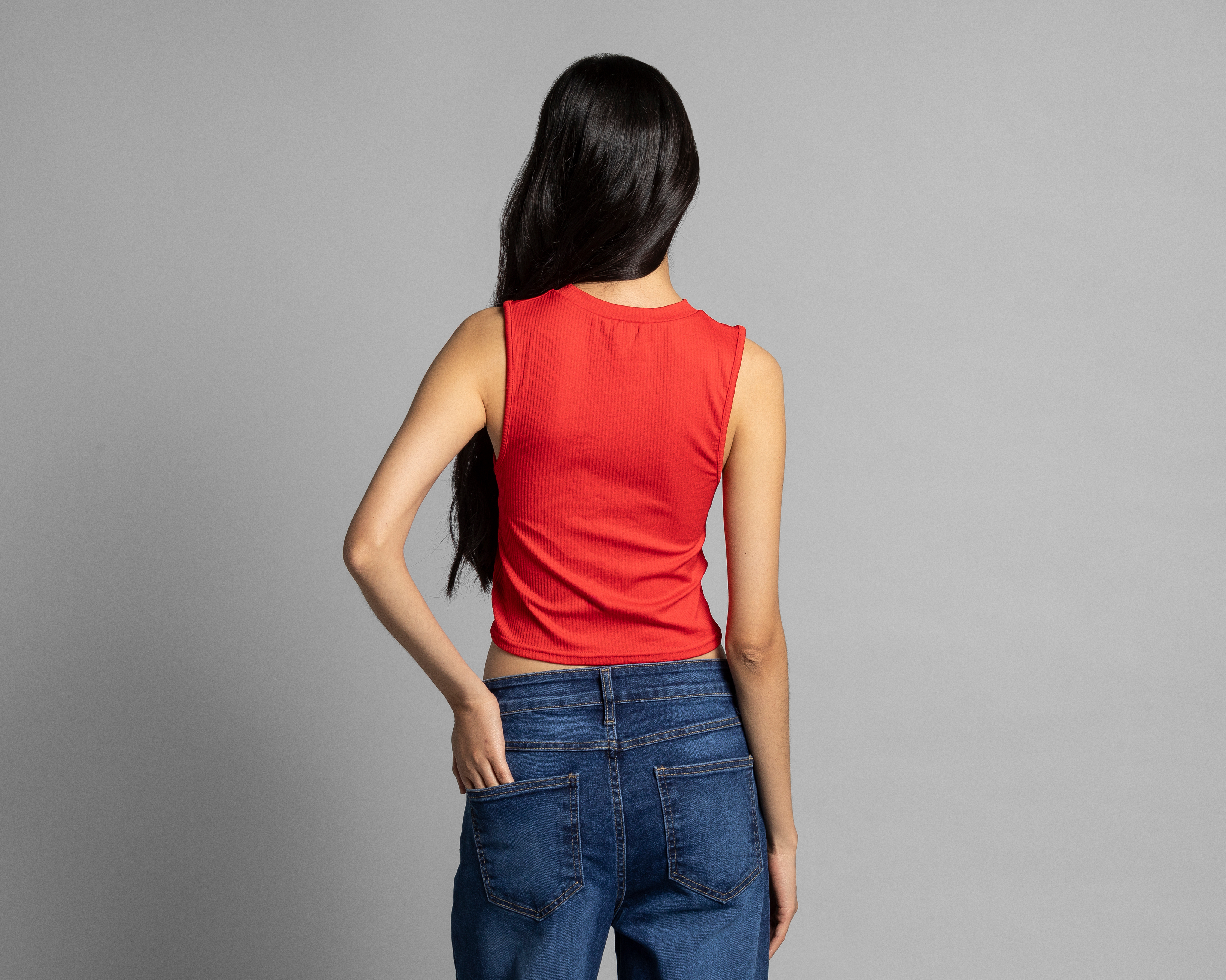 Foto 5 pulgar | Foto 4 | Crop Top Thinner sin Mangas para Mujer 2 Piezas