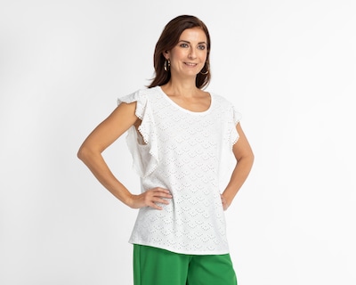 Foto 1 | Foto 1 | Blusa Sahara Manga Corta con Holán