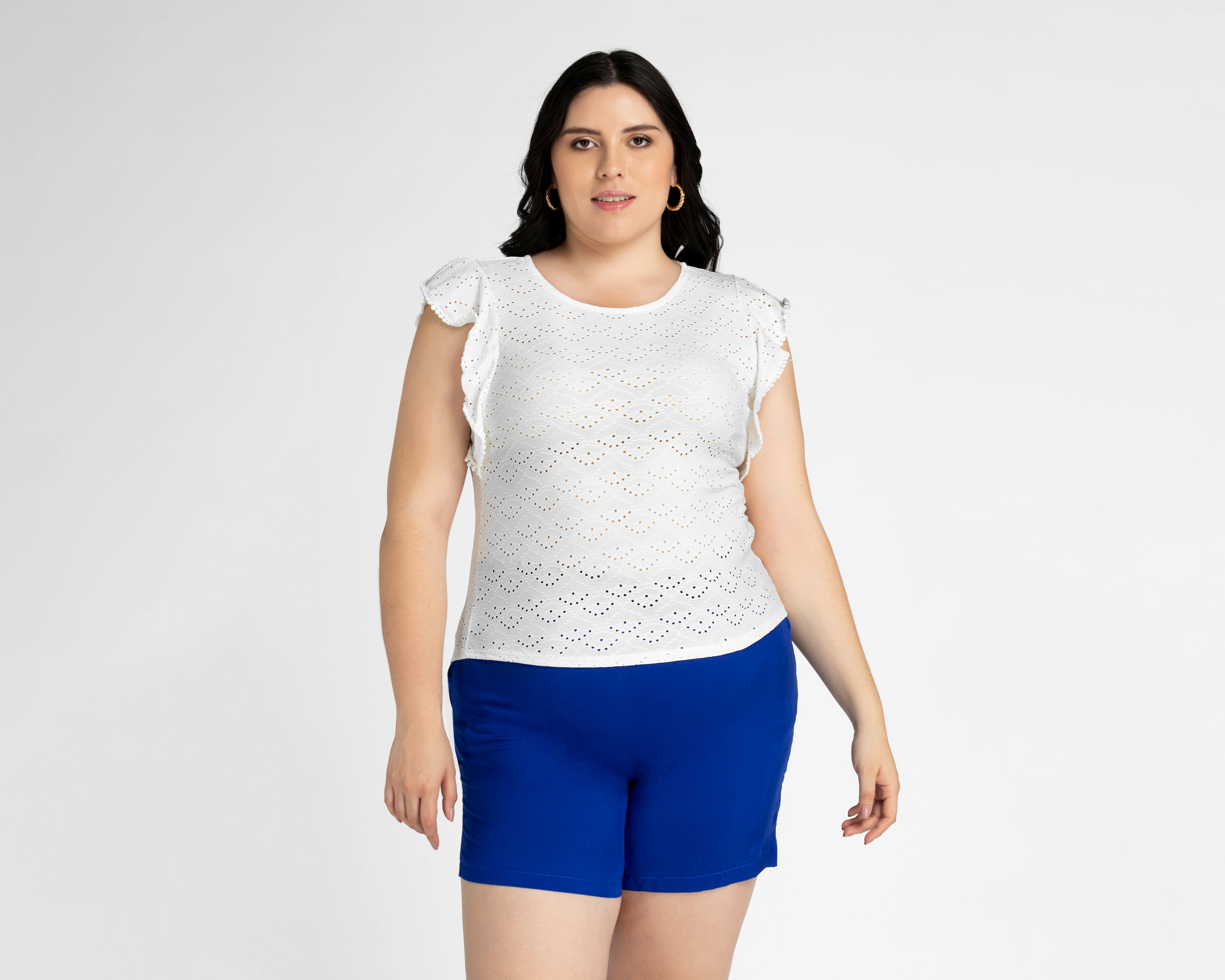 Foto 5 pulgar | Foto 4 | Blusa Sahara Manga Corta con Holán