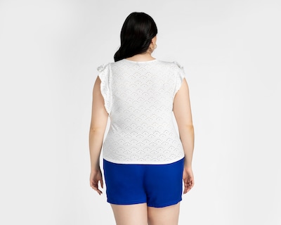 Foto 6 | Foto 6 | Blusa Sahara Manga Corta con Holán