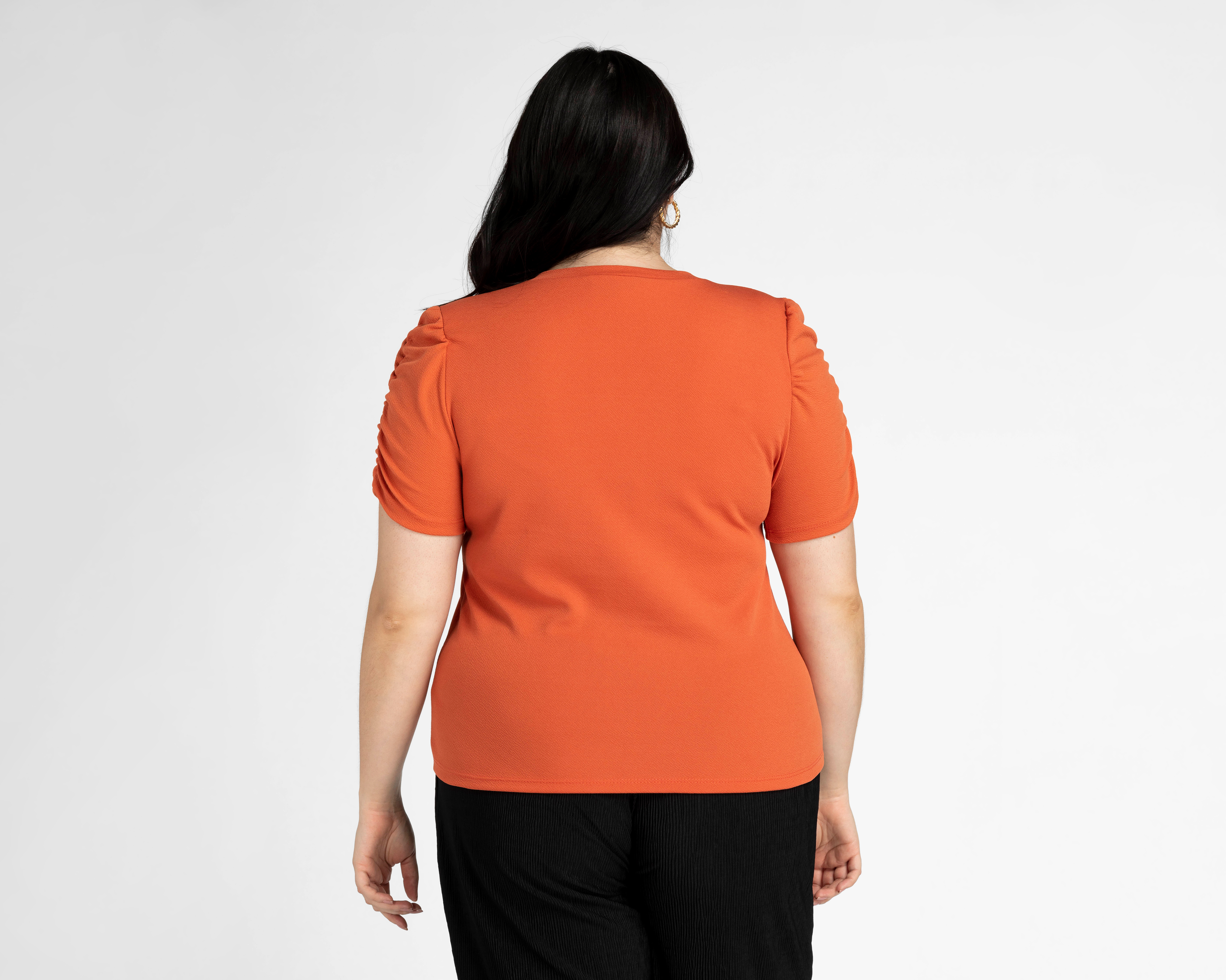 Foto 7 pulgar | Foto 6 | Blusa Sahara Manga Corta con Collar