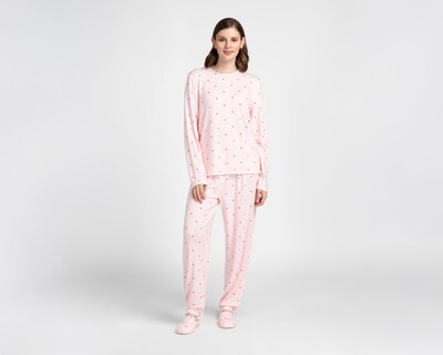 Foto 1 | Foto 1 | Pijama Lovest para Mujer con Pantuflas