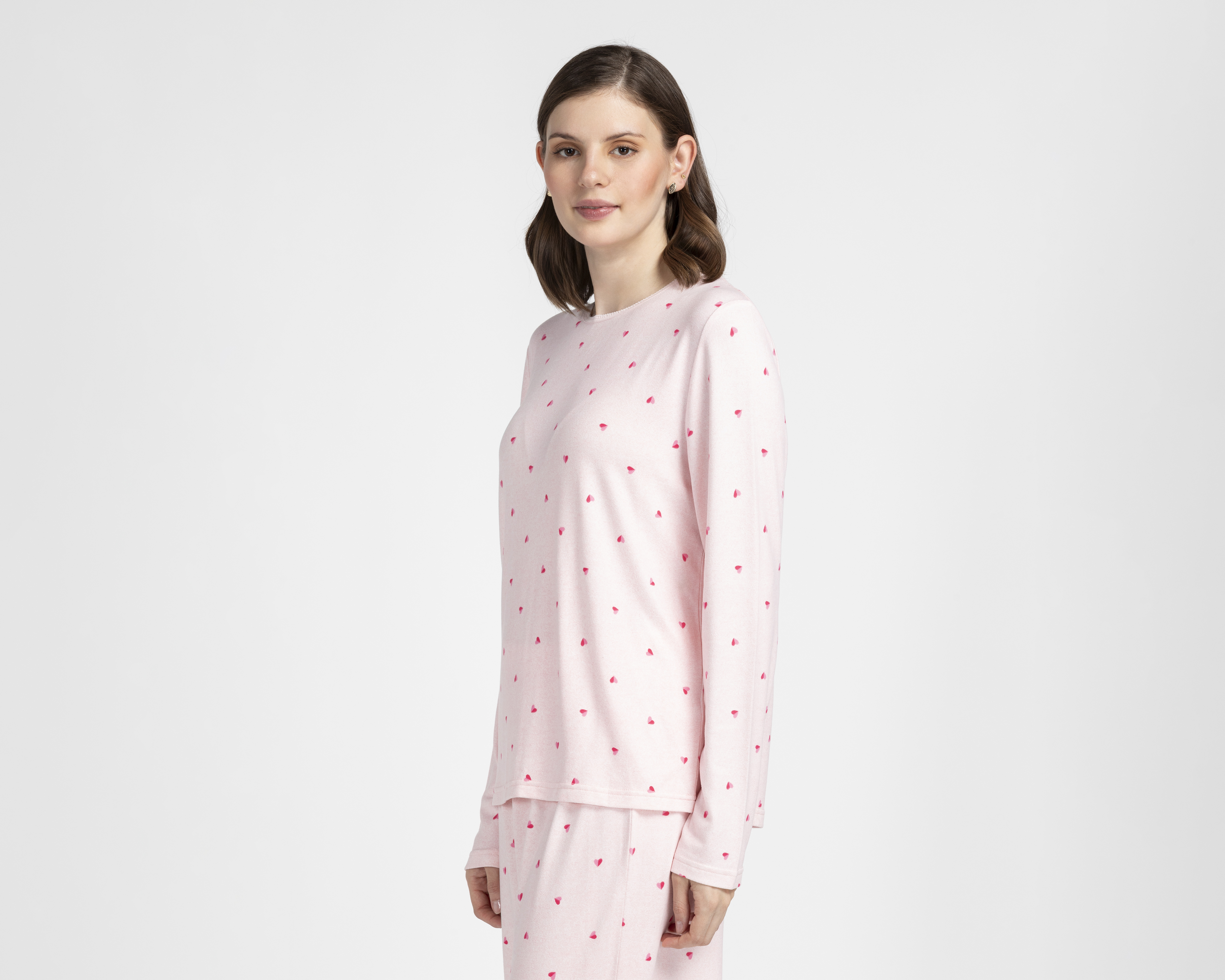 Foto 4 pulgar | Foto 3 | Pijama Lovest para Mujer con Pantuflas