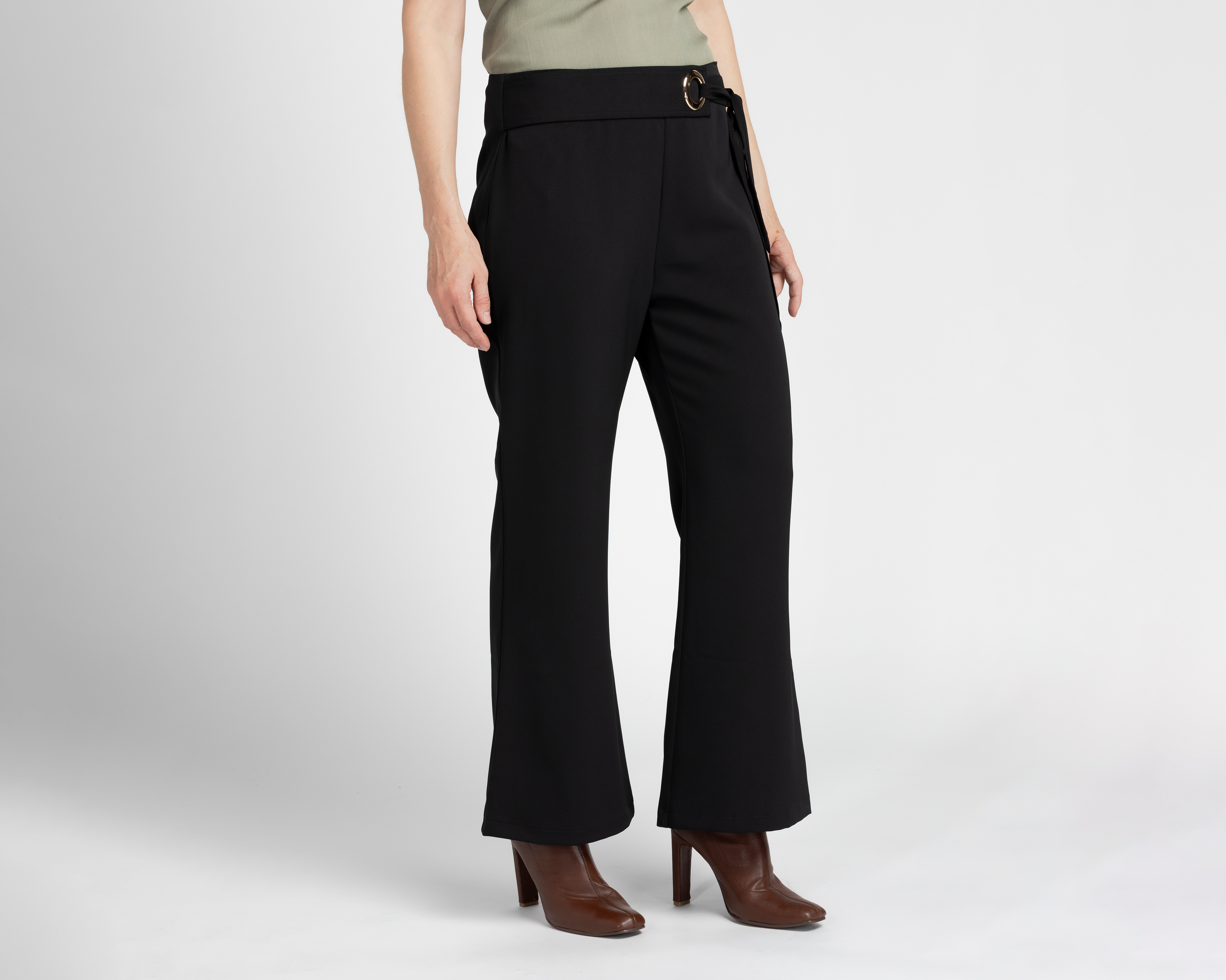 Pantalón de Vestir Sahara Tiro Alto para Mujer