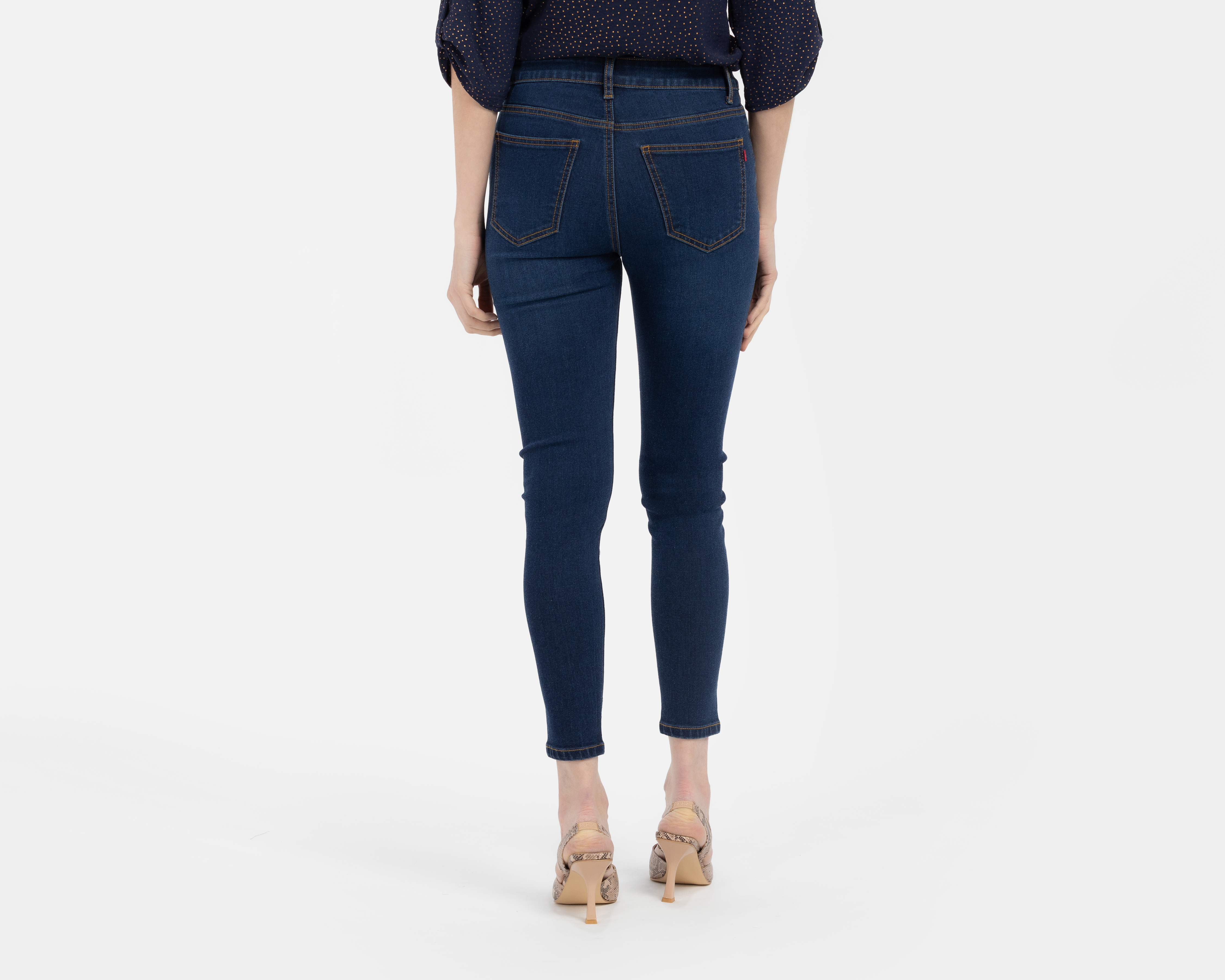 Foto 4 pulgar | Foto 3 | Jeans Skinny Lucky Star para Mujer