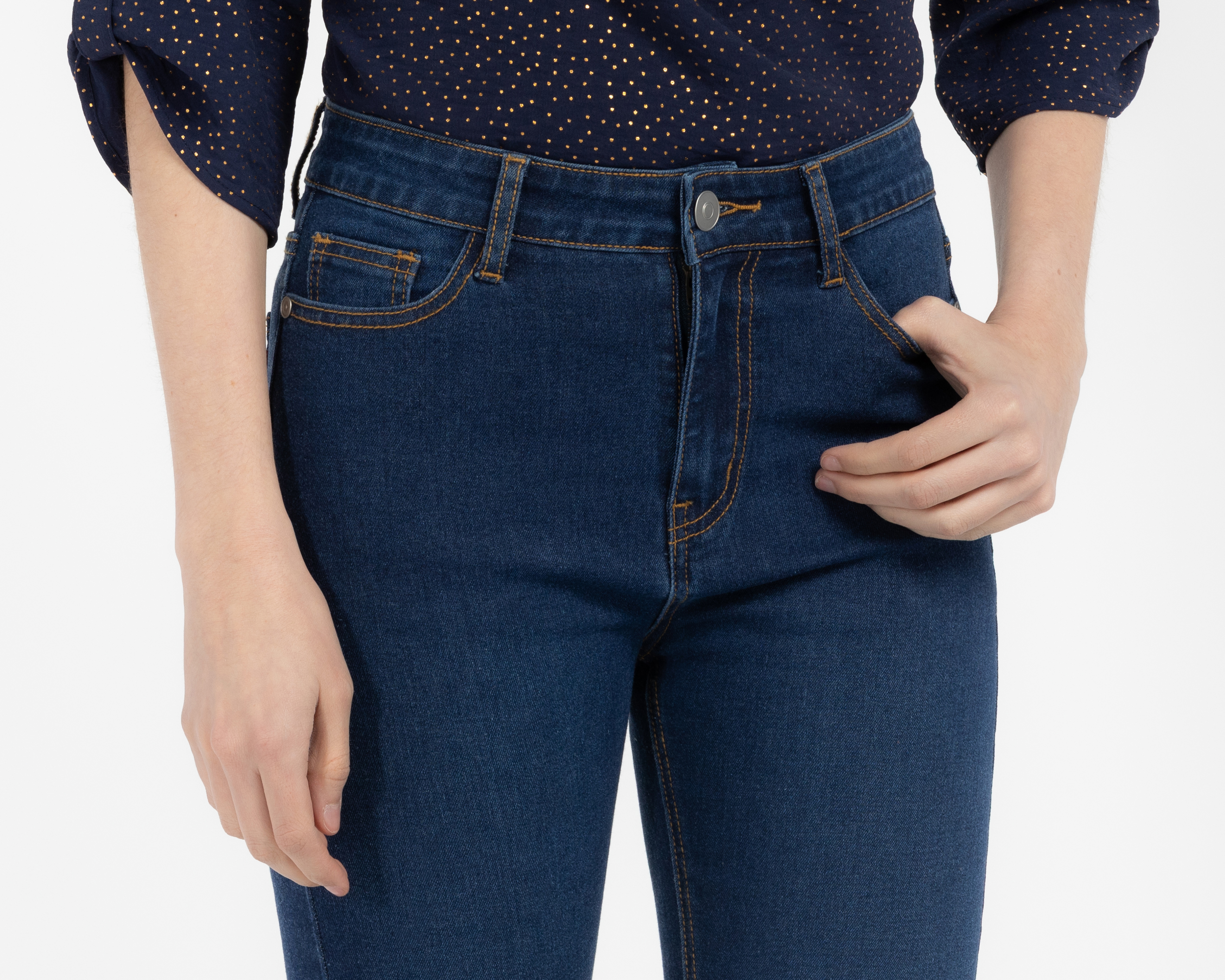 Foto 5 pulgar | Foto 4 | Jeans Skinny Lucky Star para Mujer