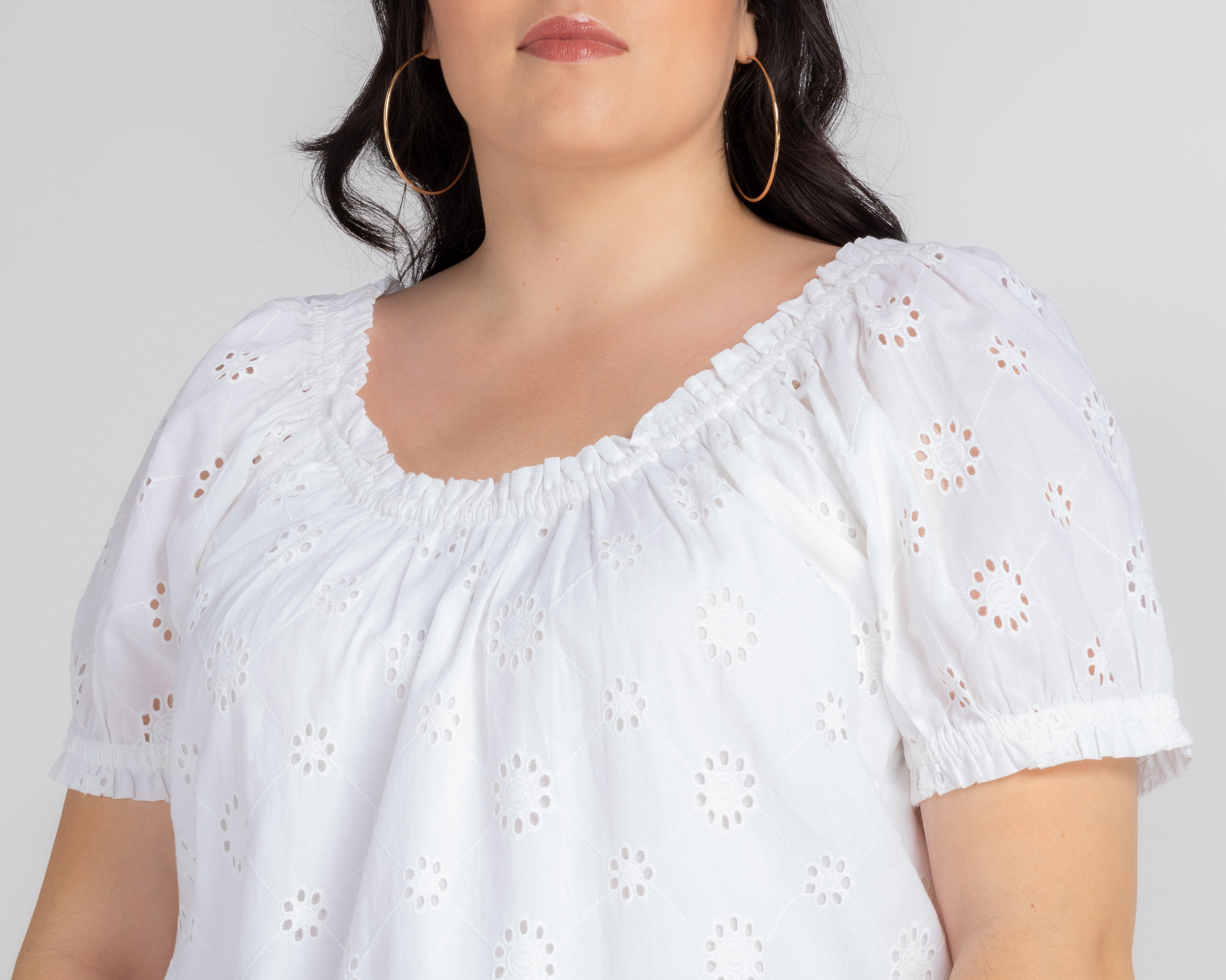 Foto 5 pulgar | Foto 4 | Blusa Lady Sun Manga Corta Blanca