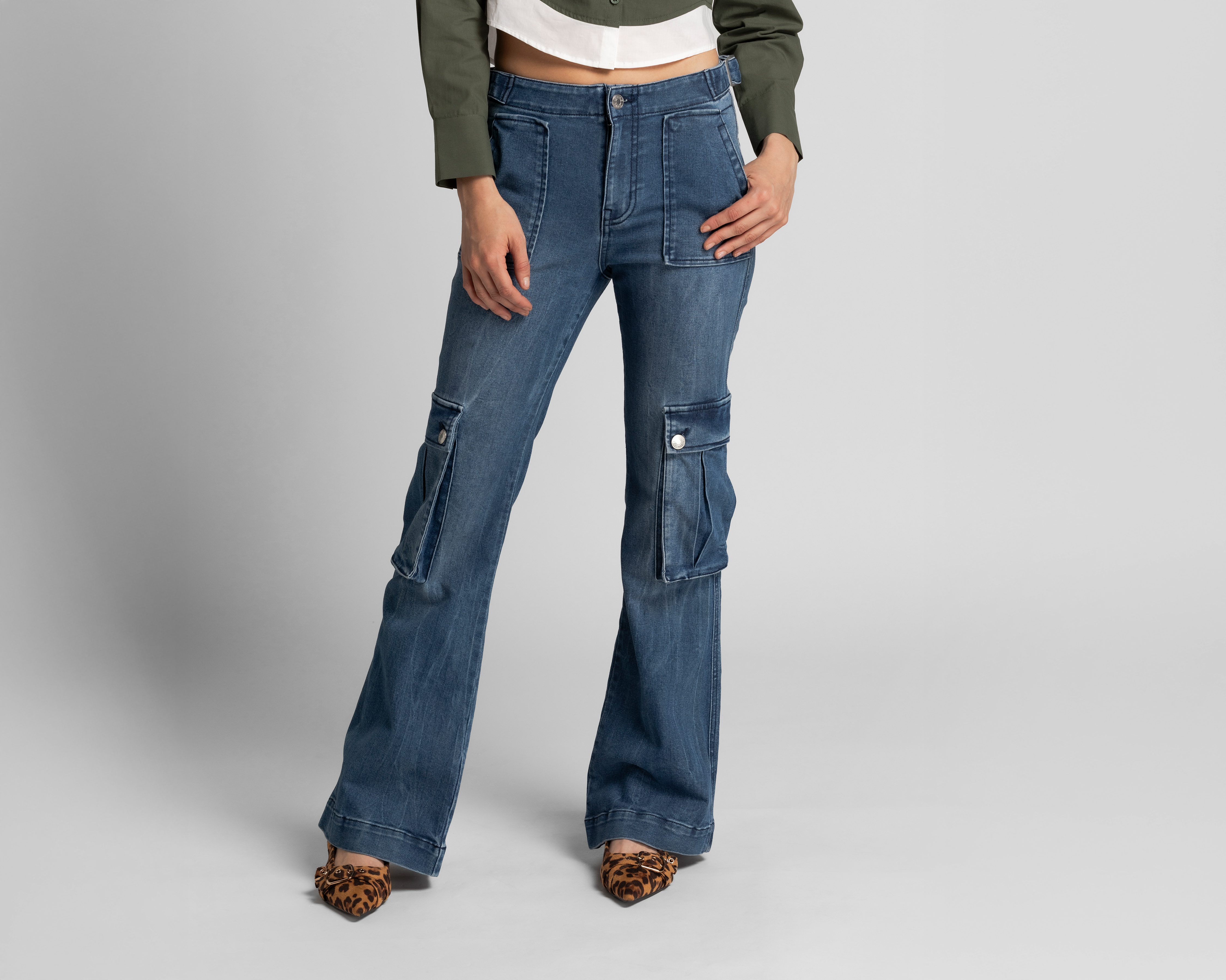 Jeans Flare Refill para Mujer