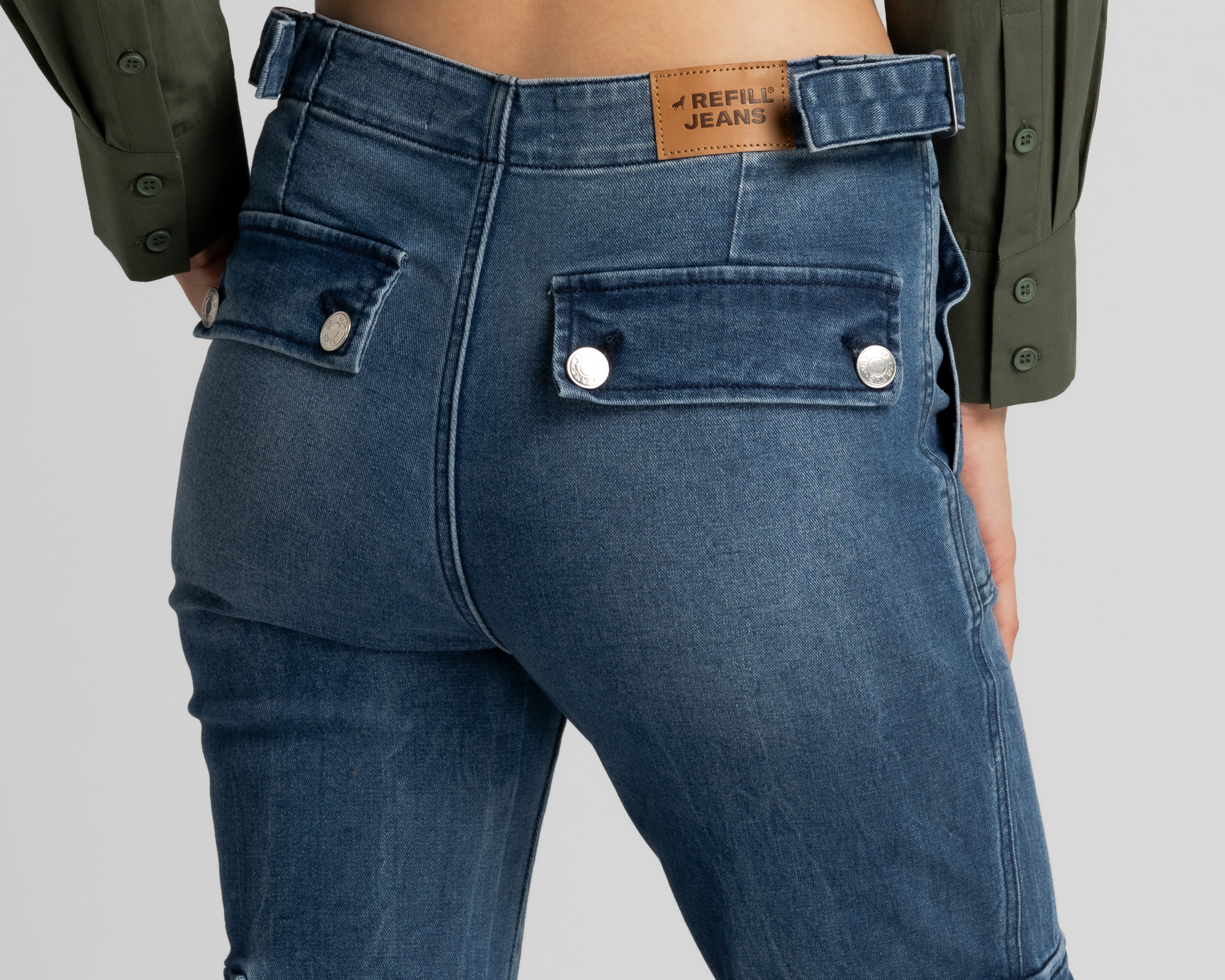 Foto 5 | Foto 5 | Jeans Flare Refill para Mujer