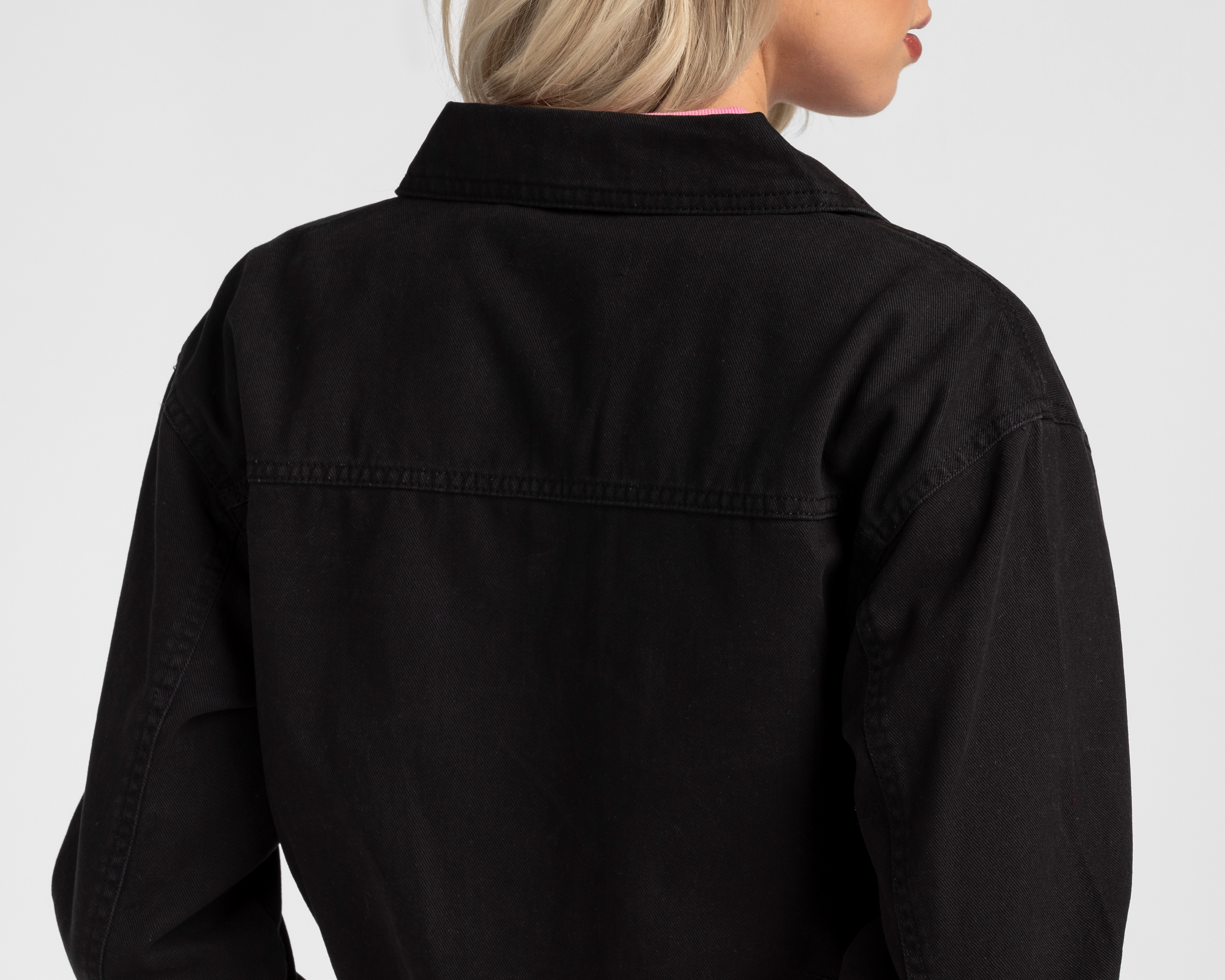 Foto 5 | Foto 5 | Chamarra Negra con Cierre Refill para Mujer