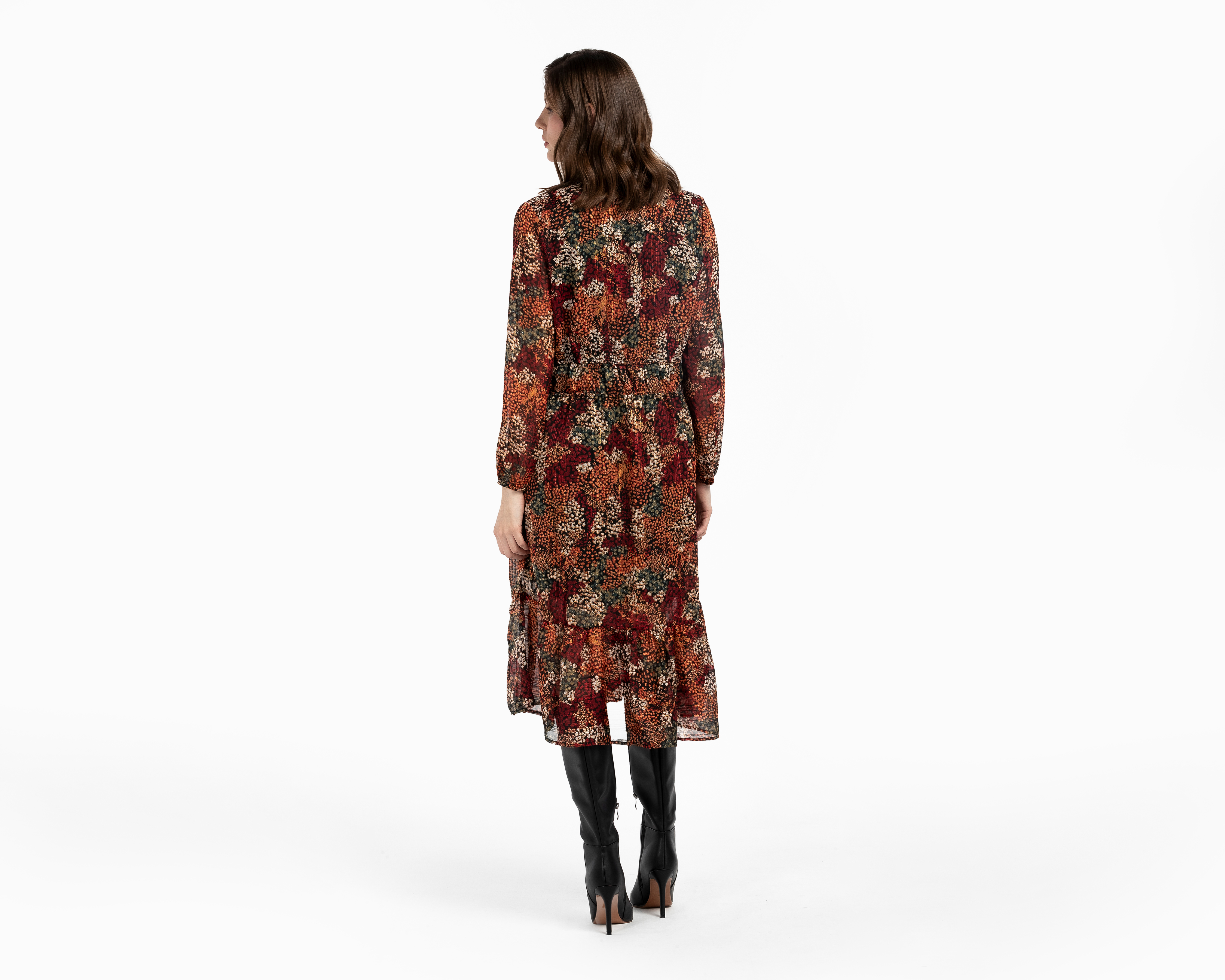 Foto 3 | Foto 3 | Vestido Casual Lady Sun Chedrón Floral Midi para Mujer