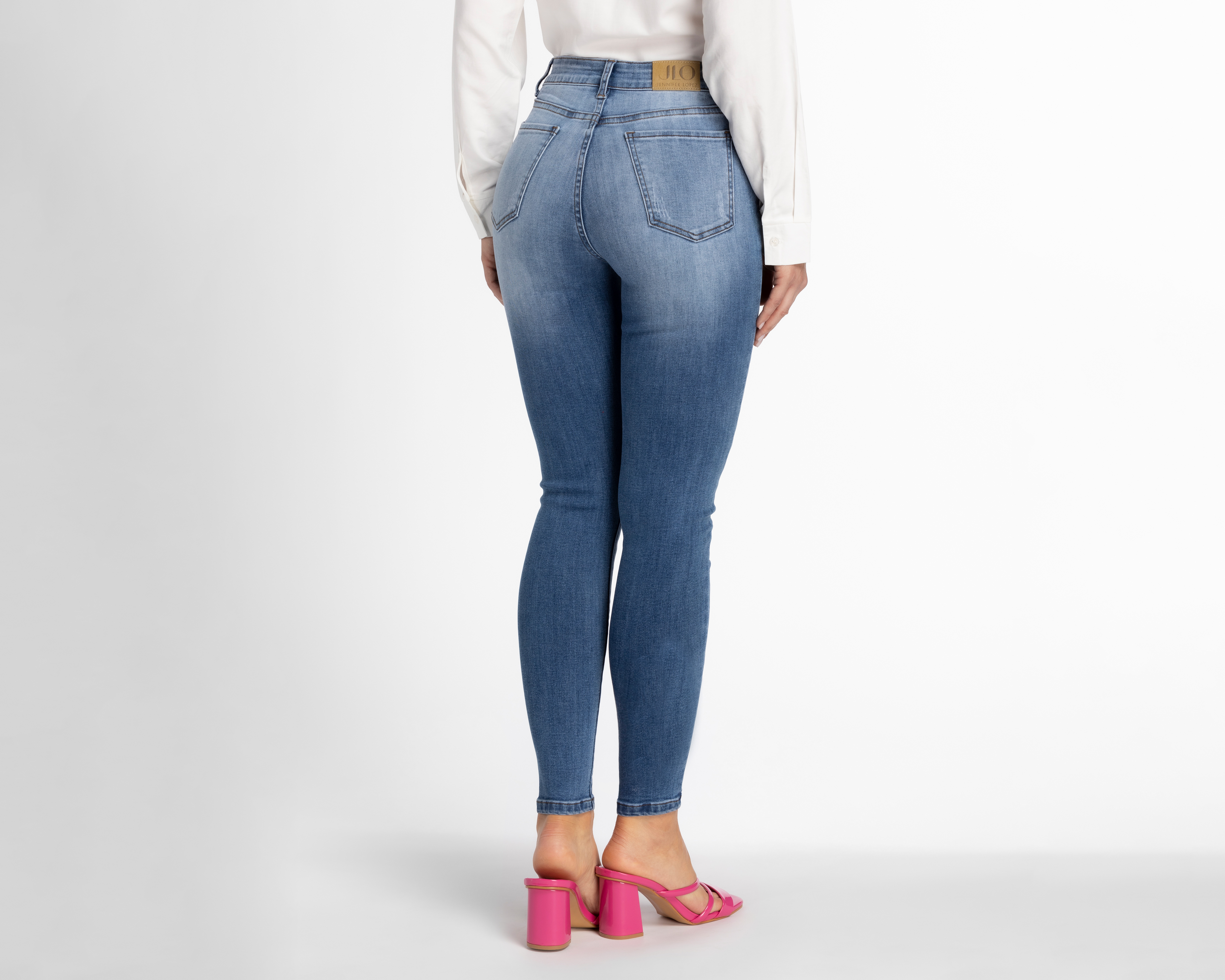 Foto 4 pulgar | Foto 3 | Jeans Skinny Jennifer Lopez para Mujer