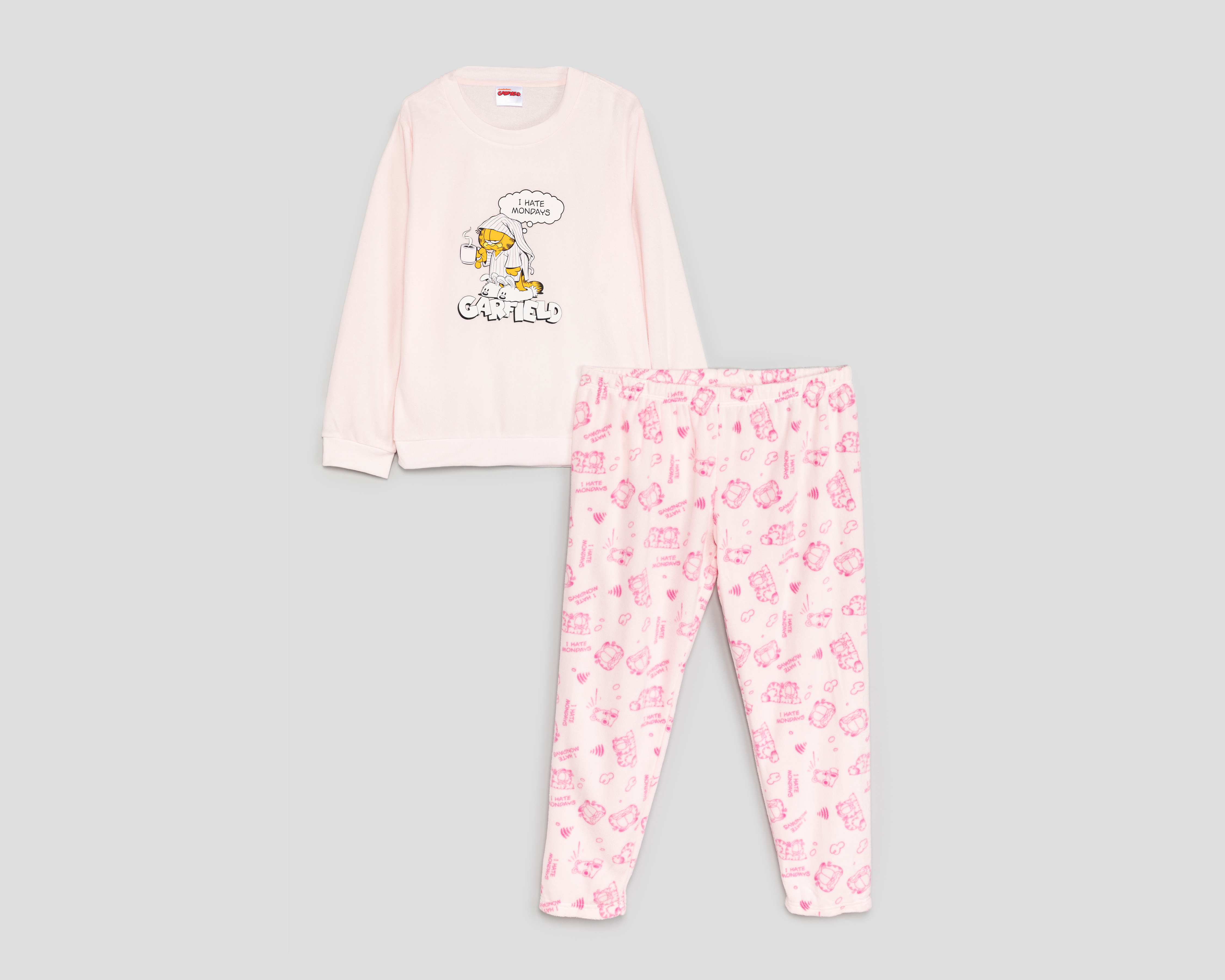 Foto 2 pulgar | Foto 1 | Pijama Garfield para Mujer 2 Piezas