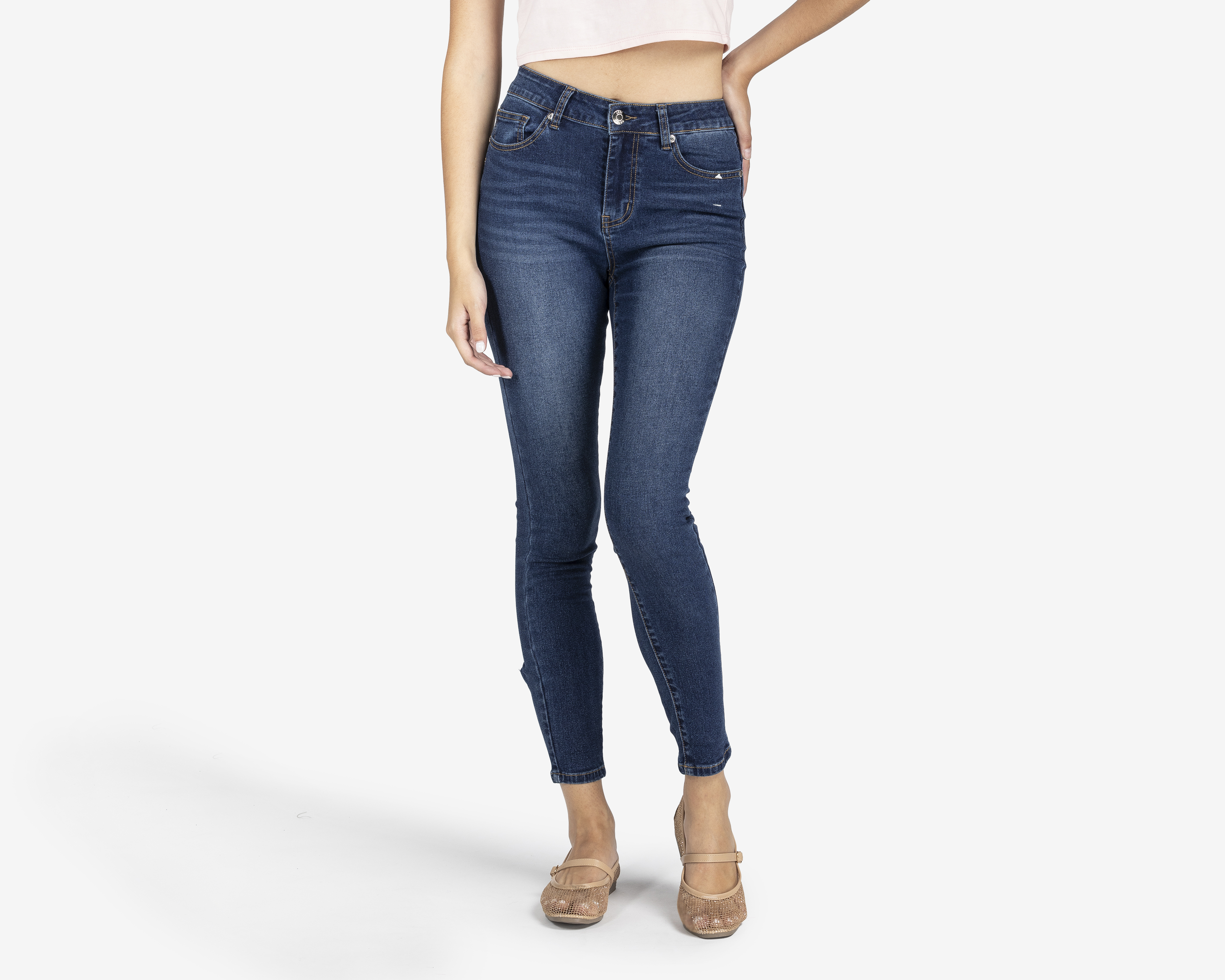 Foto 2 pulgar | Foto 1 | Jeans Skinny Refill para Mujer